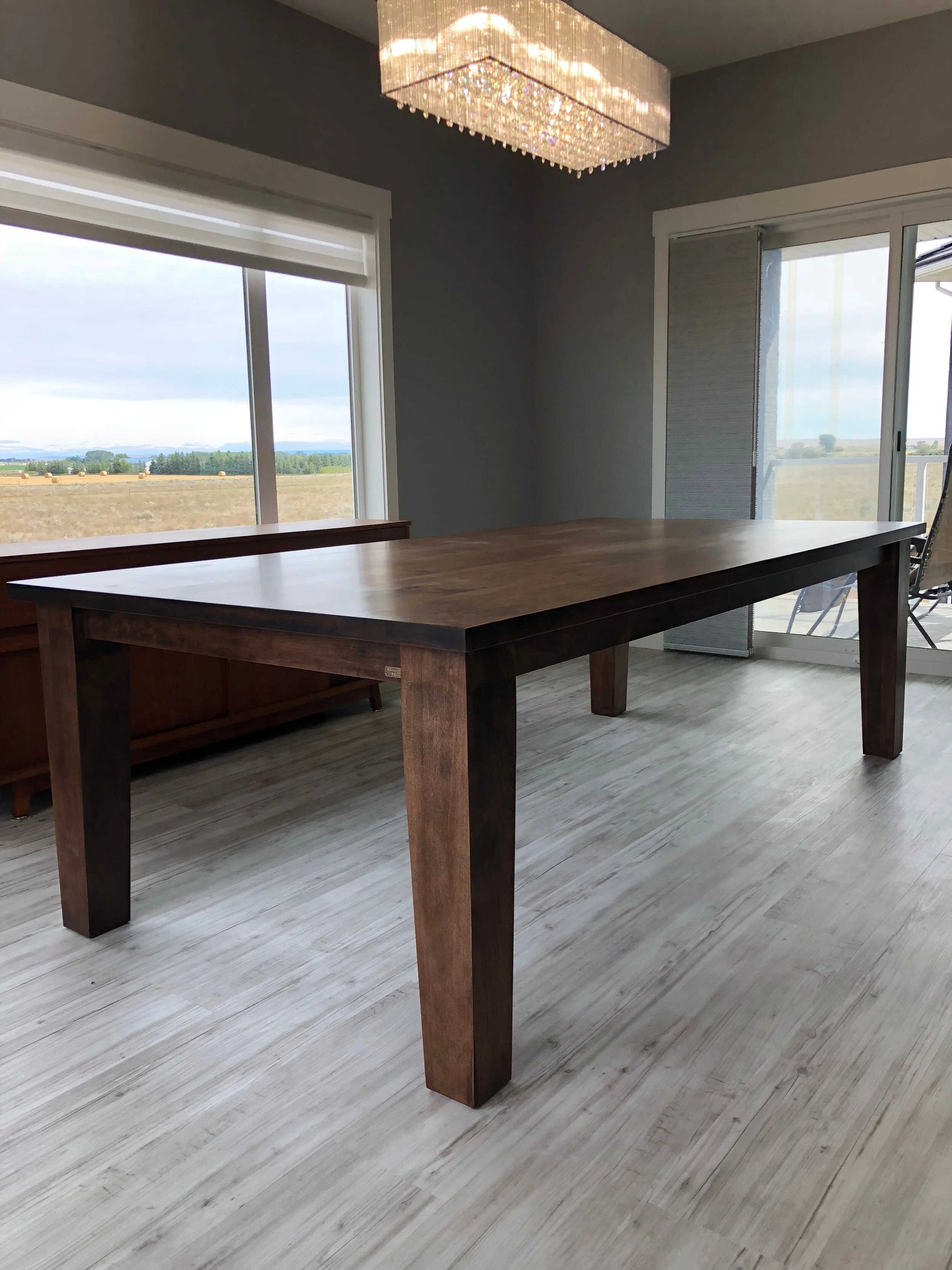 BillyBlocks, Canadian made, unique table, conference table, kitchen table, live edge table, hand crafted, custom furniture, custom woodwork, solid wood, art