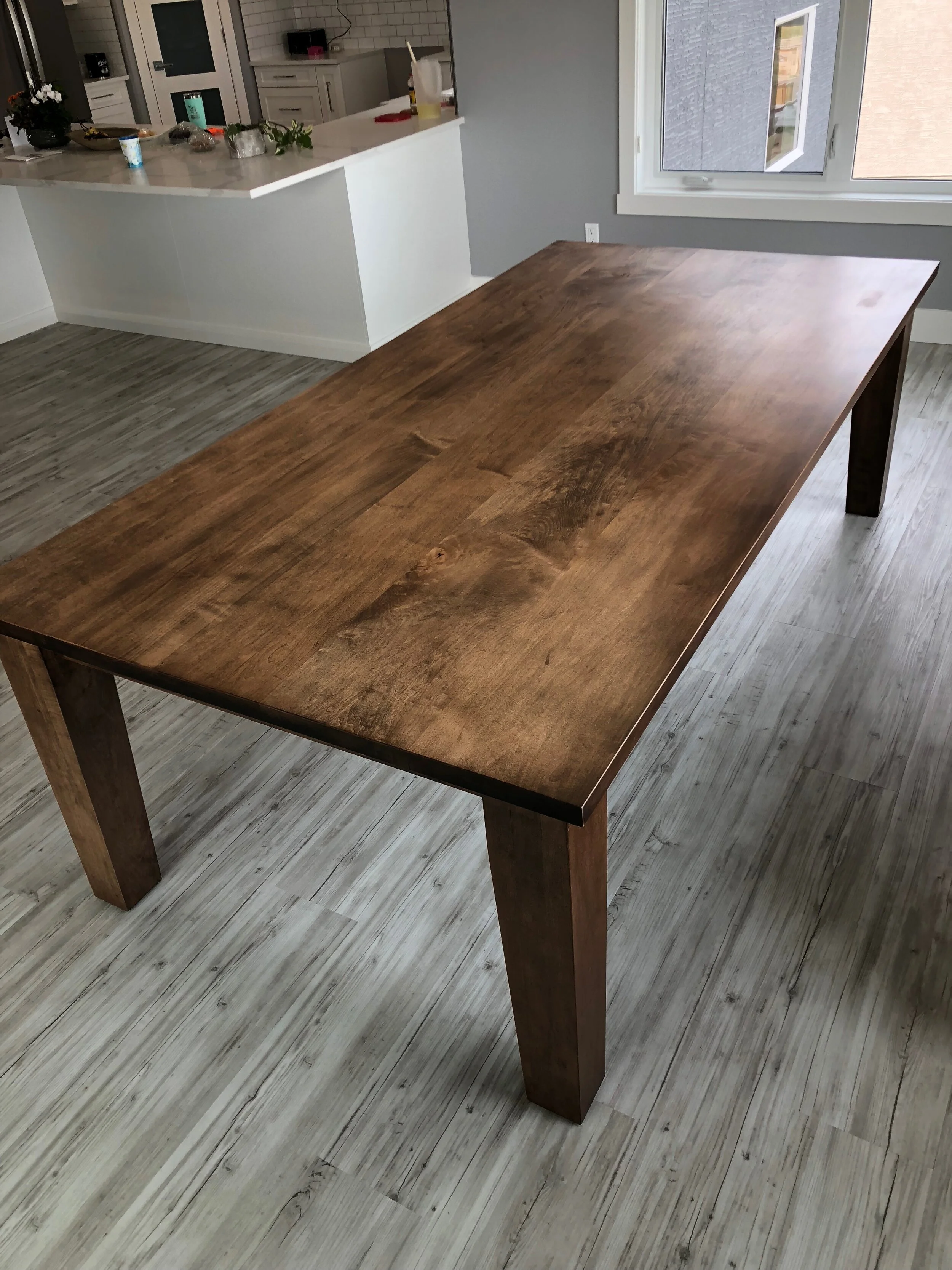 BillyBlocks, Canadian made, unique table, conference table, kitchen table, live edge table, hand crafted, custom furniture, custom woodwork, solid wood, art