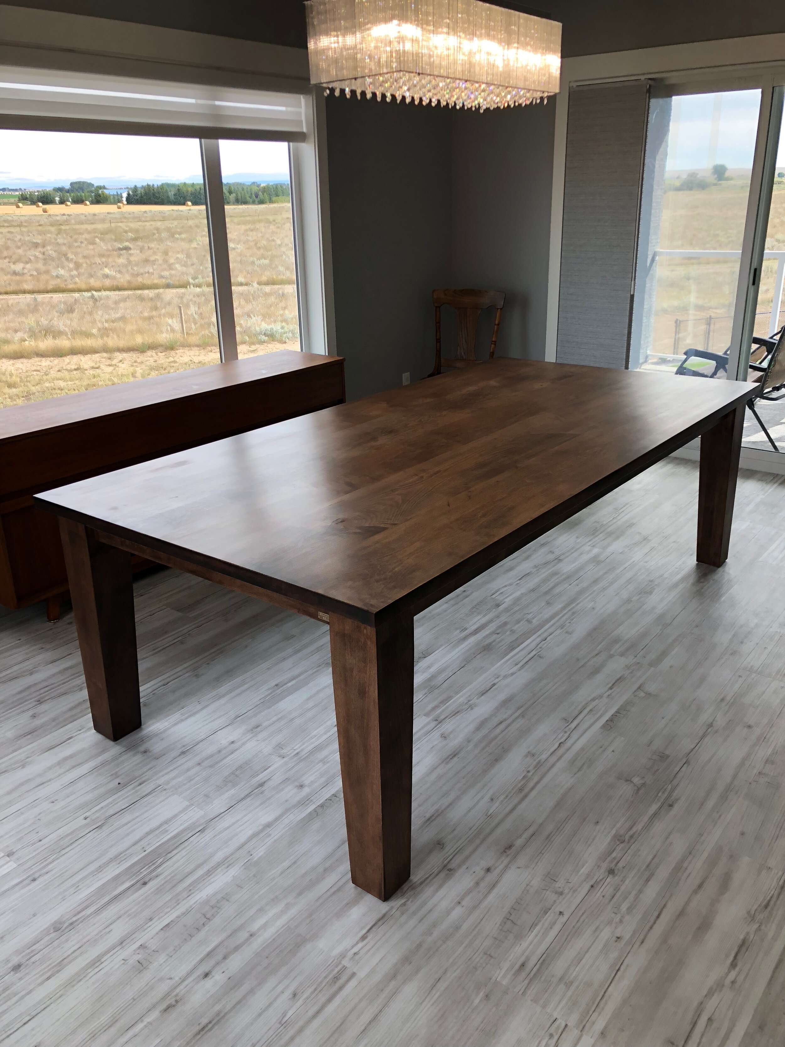 BillyBlocks, Canadian made, unique table, conference table, kitchen table, live edge table, hand crafted, custom furniture, custom woodwork, solid wood, art