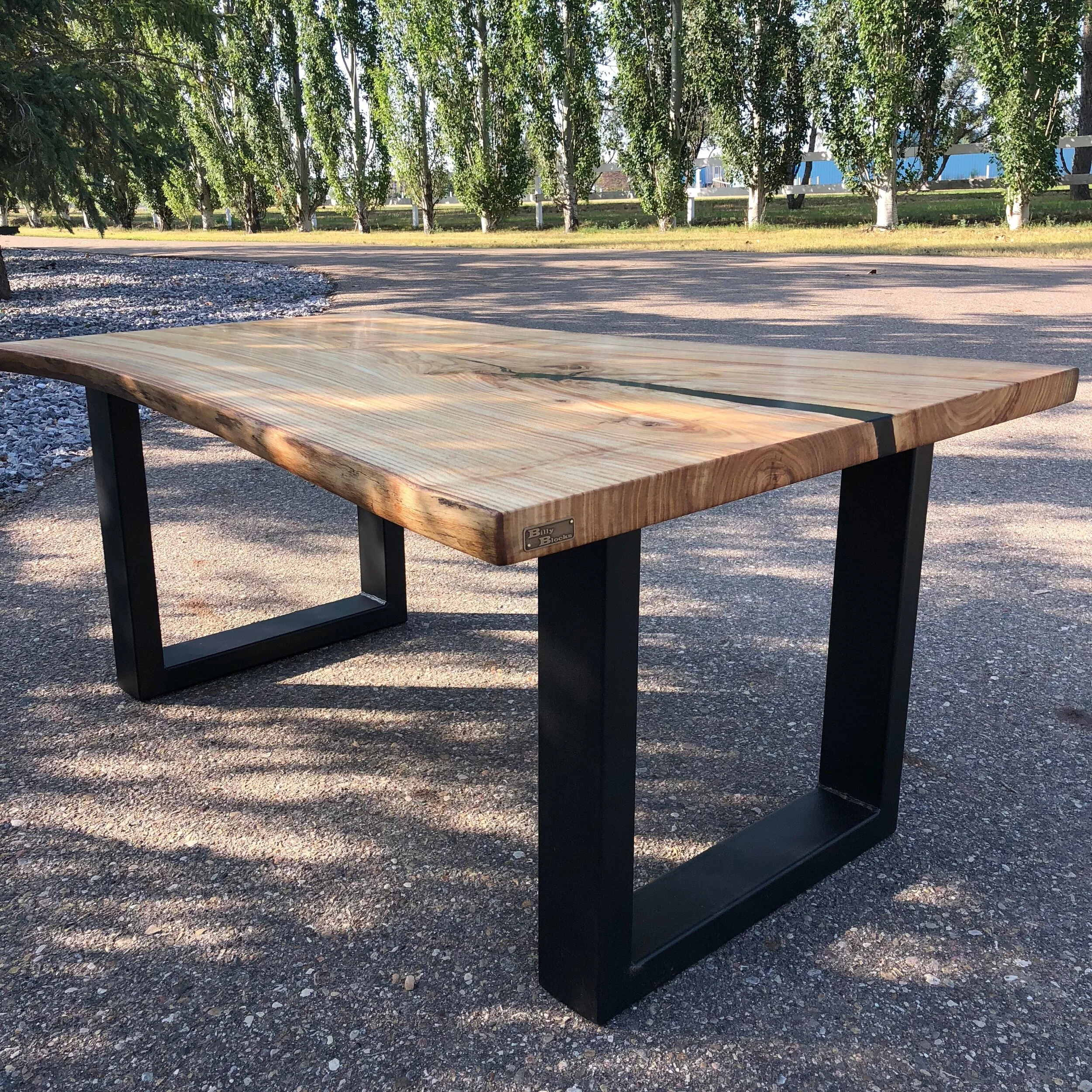 BillyBlocks, Canadian made, high quality, unique table, conference table, high end, kitchen table, live edge table, hand crafted, custom furniture, timeless, custom woodwork, solid wood, art