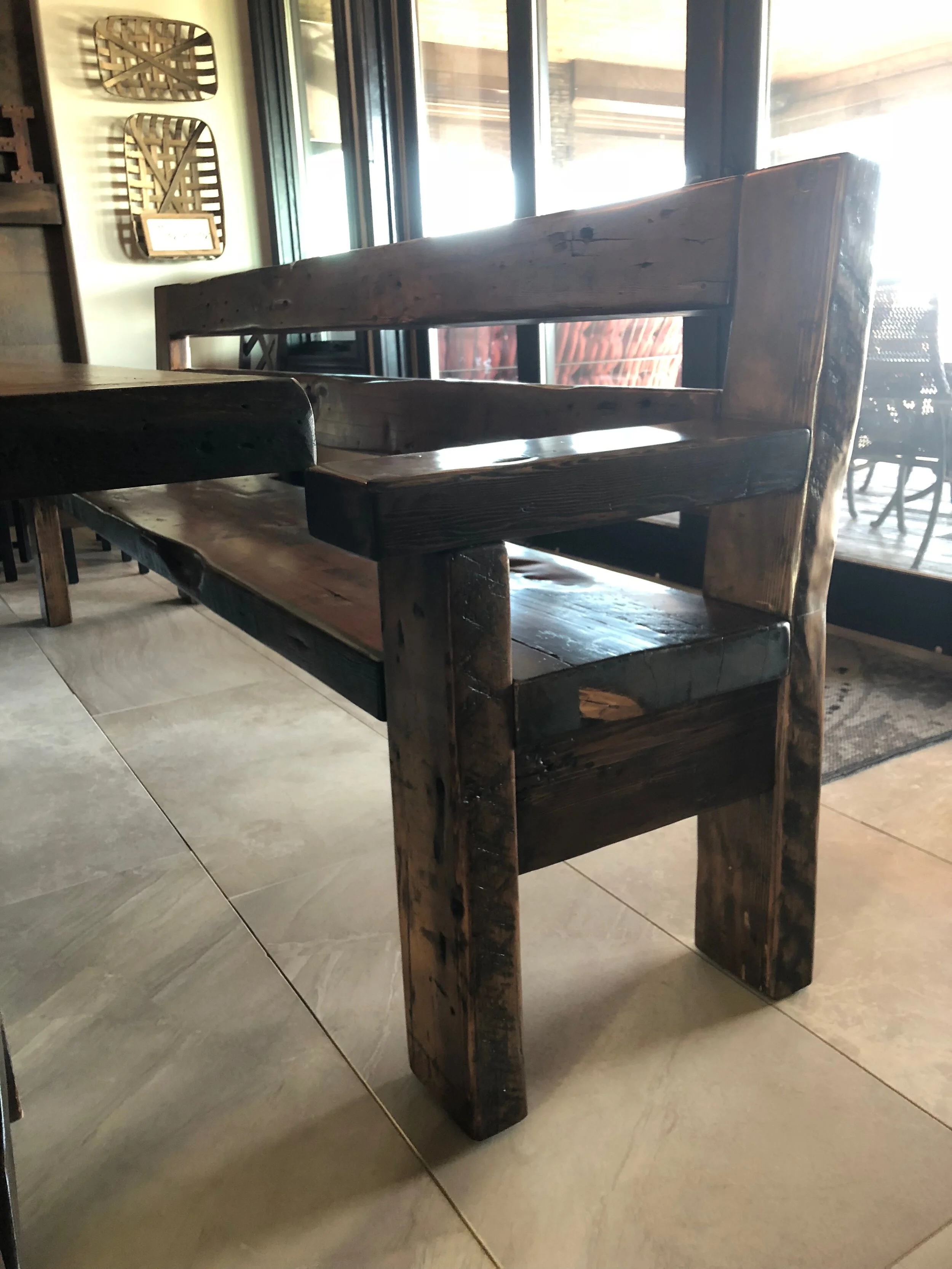 BillyBlocks, Canadian made, solid bench, wood bench, high quality, unique table, conference table, high end, kitchen table, live edge table, hand crafted, custom furniture, timeless, custom woodwork, solid wood, art