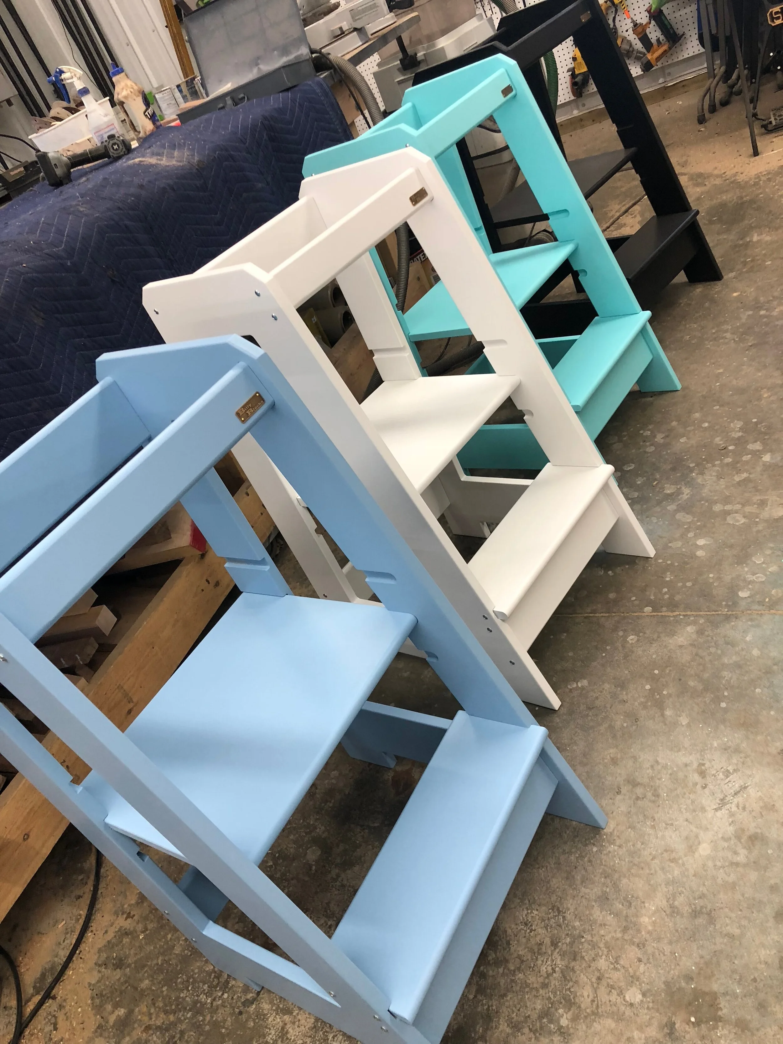 kitchen assistant, kitchen stool for kids, gifts for a toddler, gift for kids, kitchen safety, BillyBlocks, engraver, laser engraver, photo etch, signage, custom sign, high quality, unique art, hand crafted, custom furniture, timeless, custom woodwor