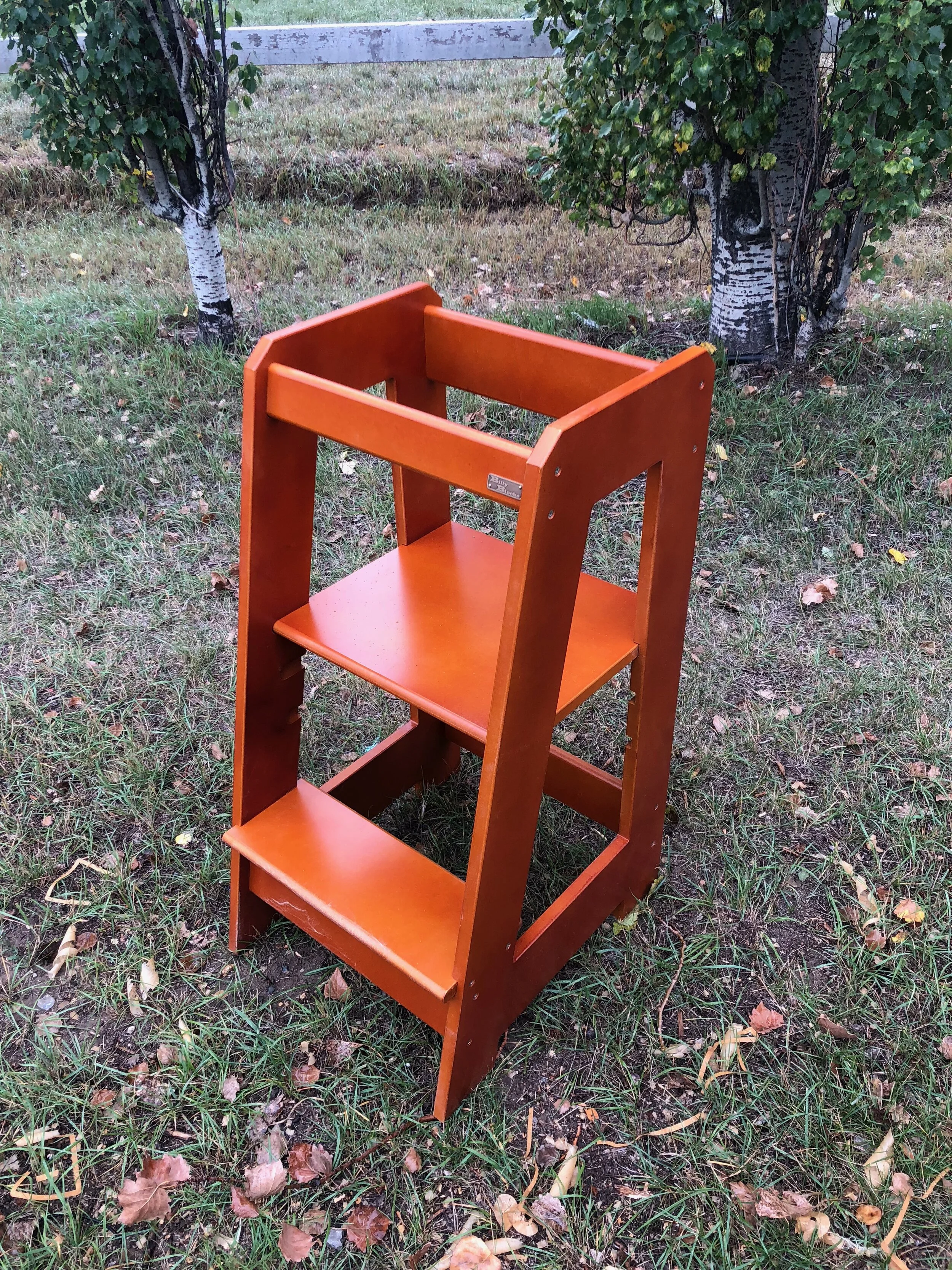 kitchen assistant, kitchen stool for kids, gifts for a toddler, gift for kids, kitchen safety, BillyBlocks, engraver, laser engraver, photo etch, signage, custom sign, high quality, unique art, hand crafted, custom furniture, timeless, custom woodwor