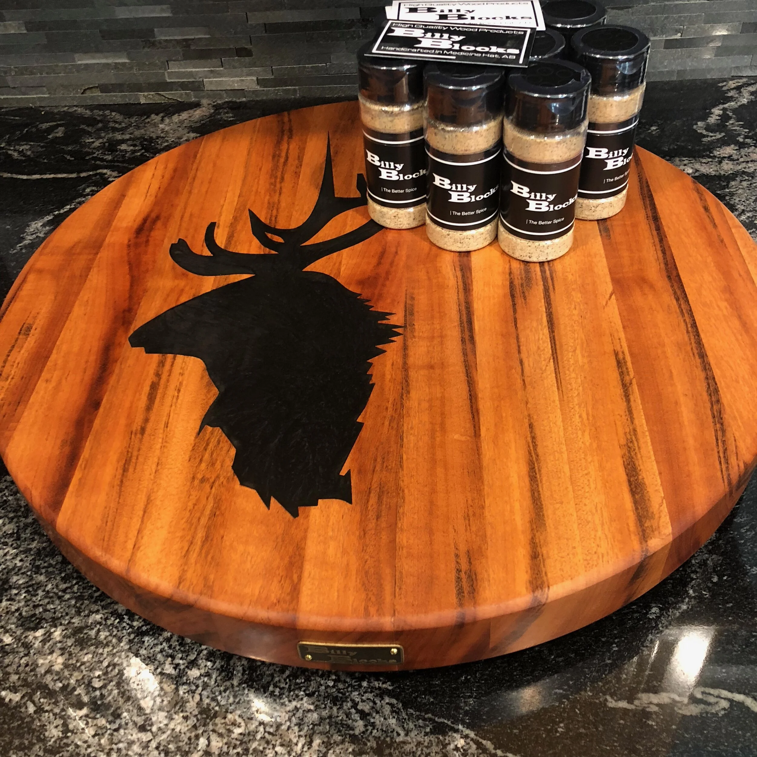 butcher block, cutting board, billyblock, BillyBlocks, Canadian made, charcuterie board, meat board, cheese board, engraver, laser engraver, photo etch, signage, custom sign, high quality, unique art, hand crafted, custom furniture, timeless, lazy su