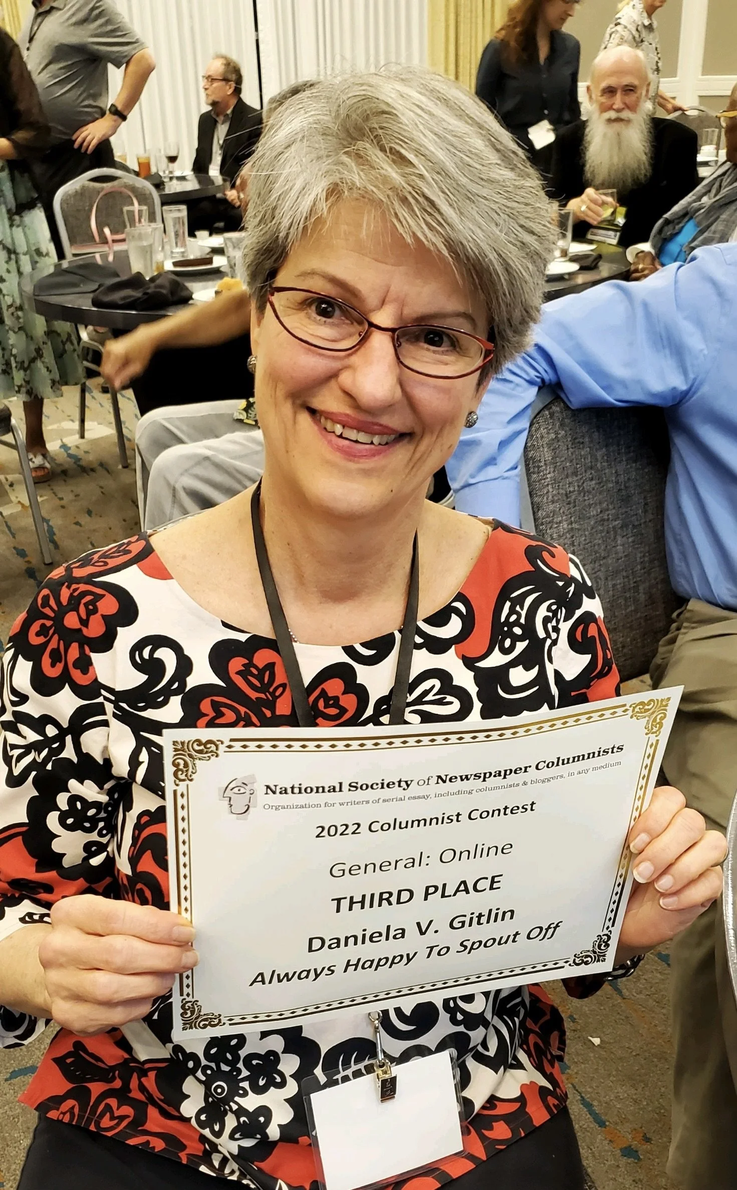 Look Out! I'm a National Award Winner!