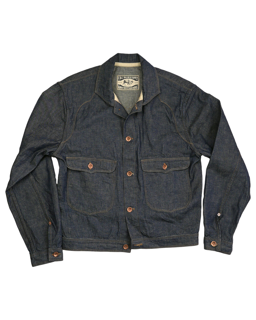 Garment Dyed Work Jacket in Recycled Denim  Recycled denim, Garment dye,  Work jackets