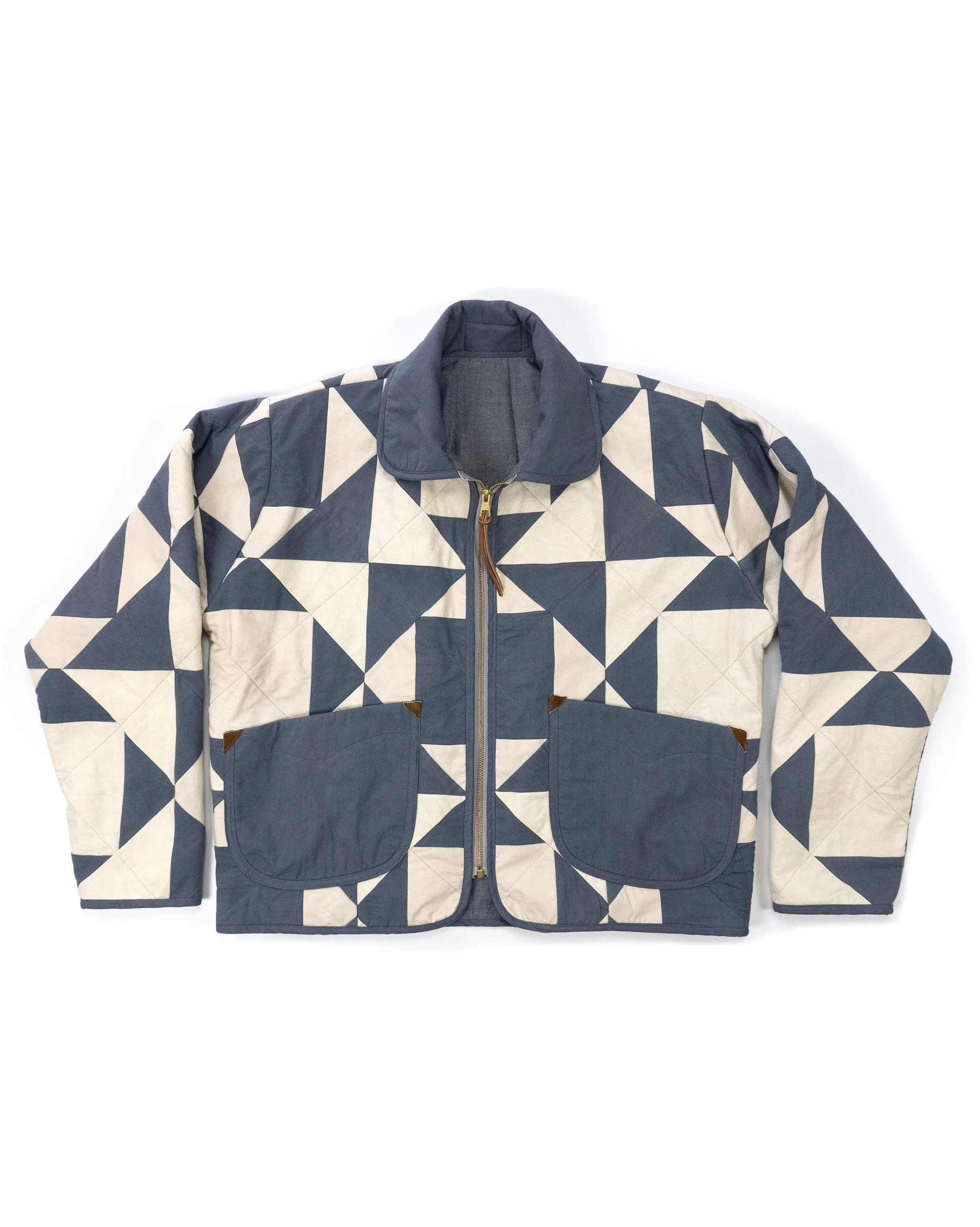 PINE TREE REVERSIBLE PATCHWORK JACKET B.