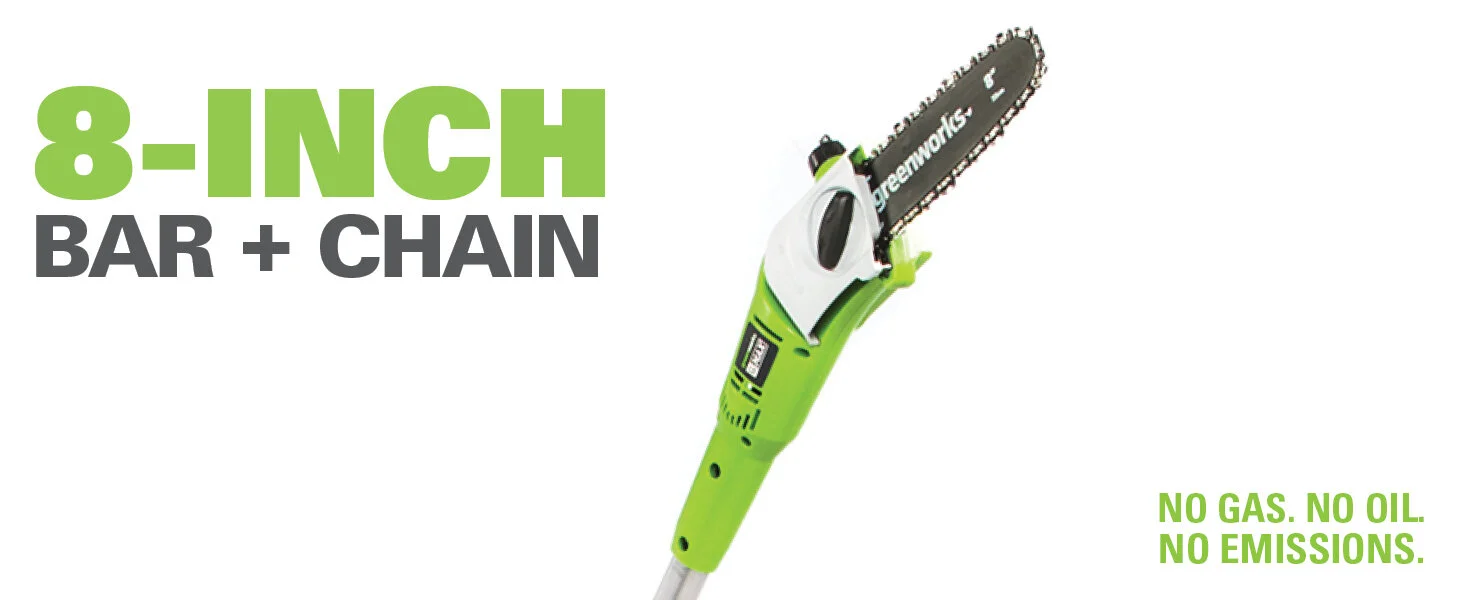 40V Pole Saw and Hedge Trimmer 2 in 1 