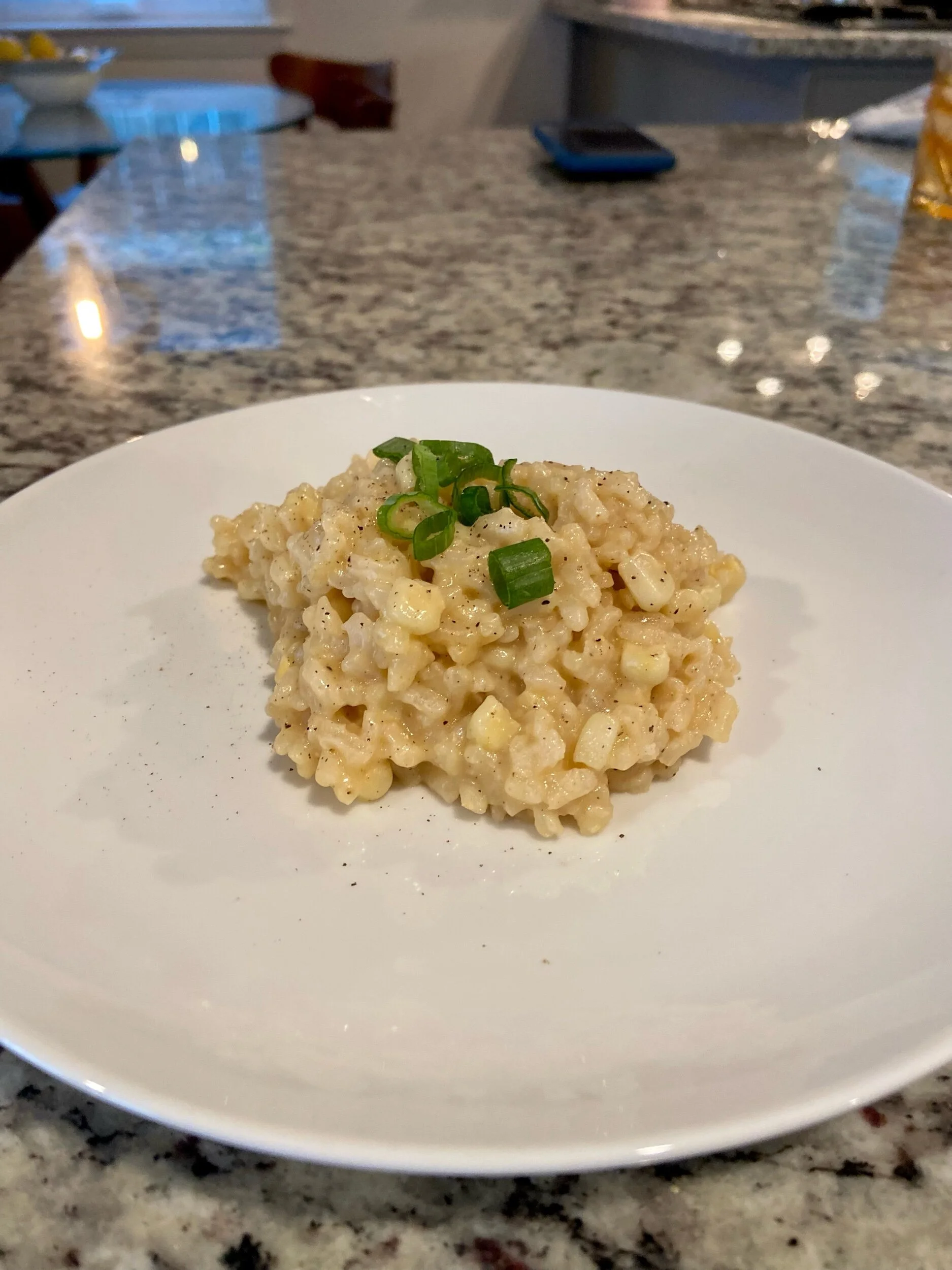 Sauteed Corn Risotto