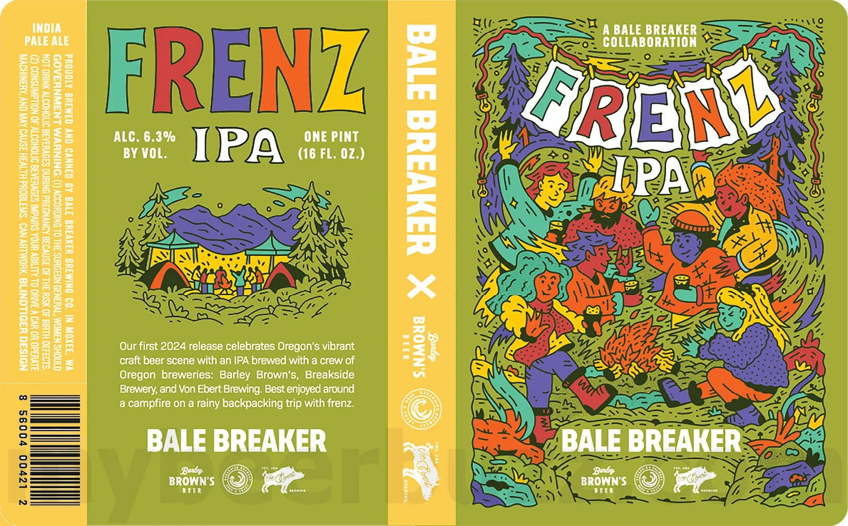 Bale Breaker, Barley Brown’s, Breakside Brewery &amp; Von Ebert Collaborate On Frenz IPA