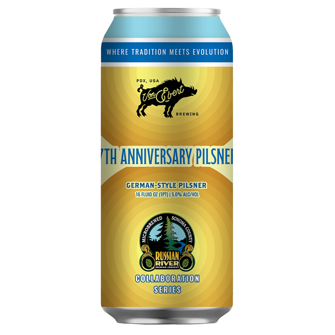 Von Ebert Brewing Releases Collaborations with Russian River Brewing Company for 7th Anniversary