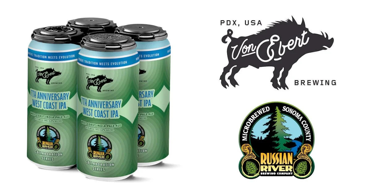 Von Ebert &amp; Russian River Collaborate: 7th Anniversary Pilsner