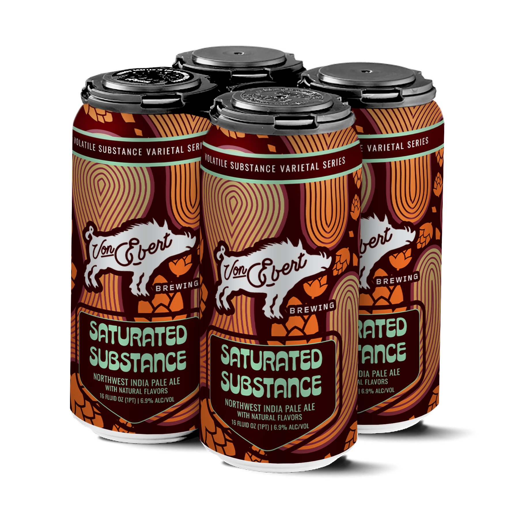 Von Ebert Brewing Releases Flagship Volatile Substance NW IPA Spin-Off with Saturated Substance Varietal