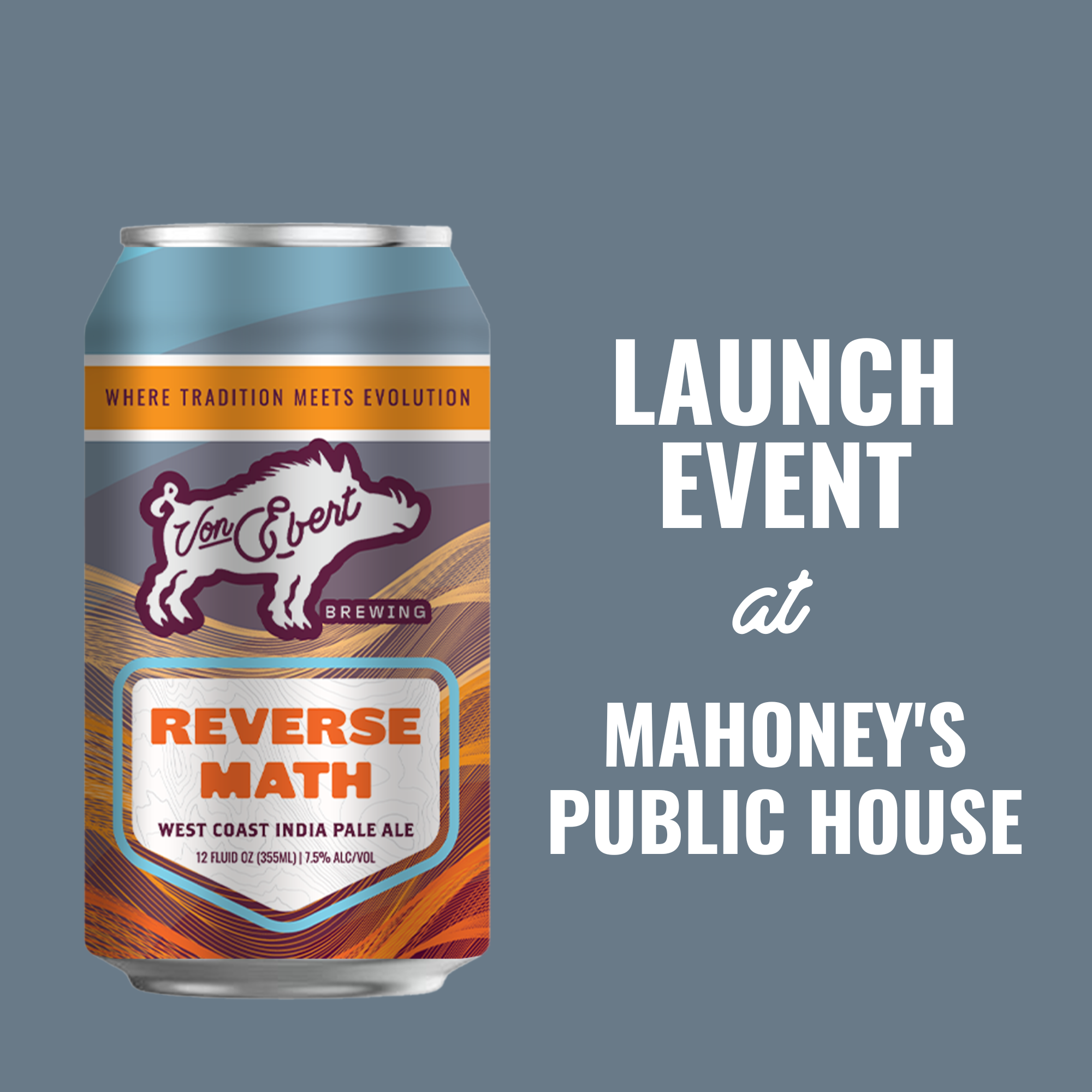 Reverse Math Launch Event at Mahoney's Public House