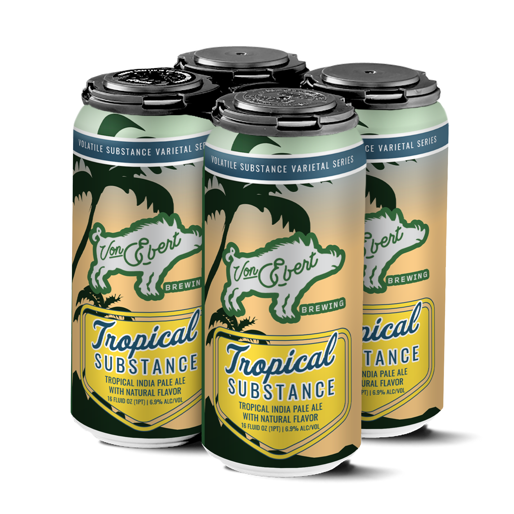 Von Ebert has released Tropical Substance IPA, the first of three IPAs that pay homage to their Volatile Substance NW IPA.