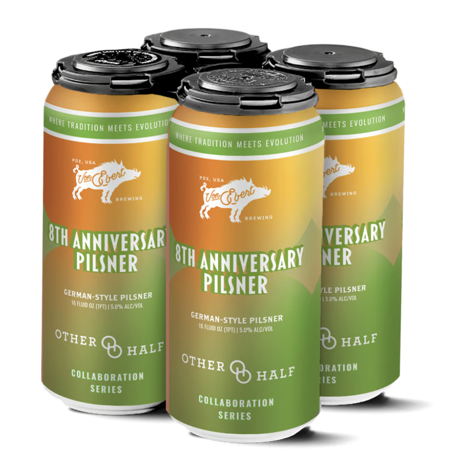 Von Ebert Brewing Releases Collaborations with Other Half Brewing Company for 8th Anniversary