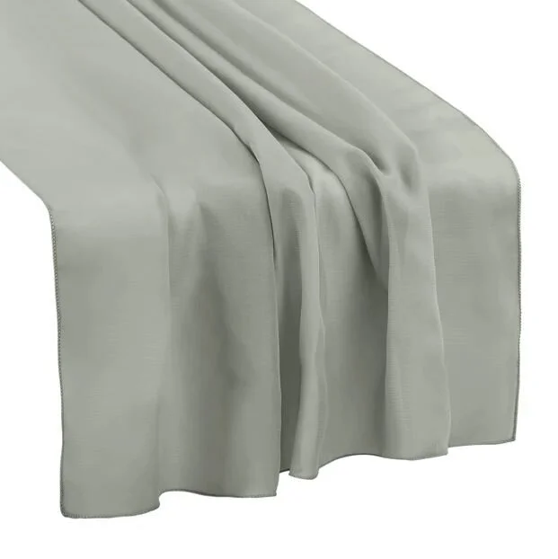 Grey Chiffon Runner
