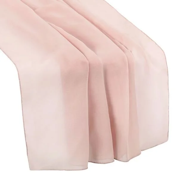 Blush Chiffon Runner