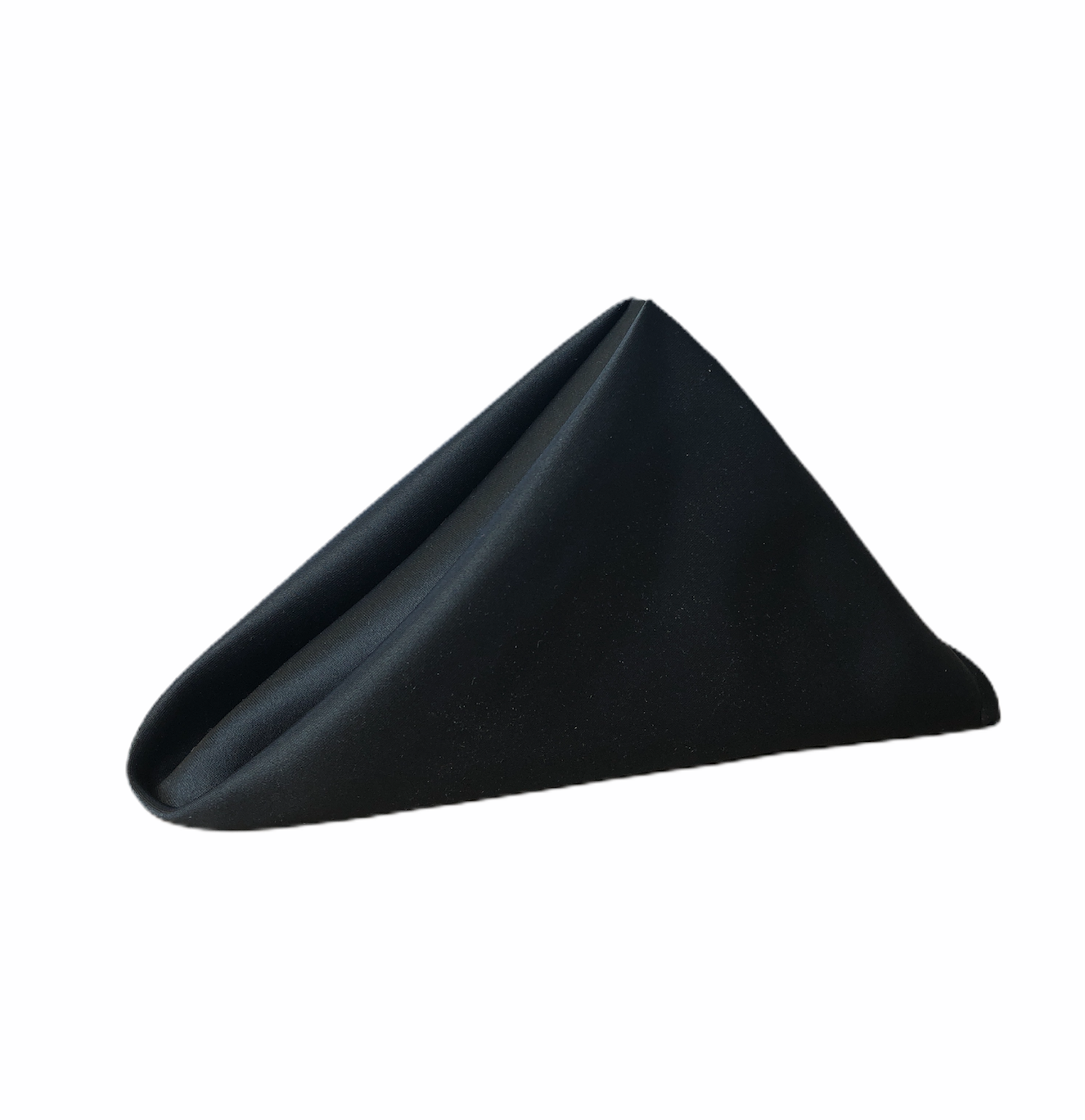 Black Matte Satin Napkin