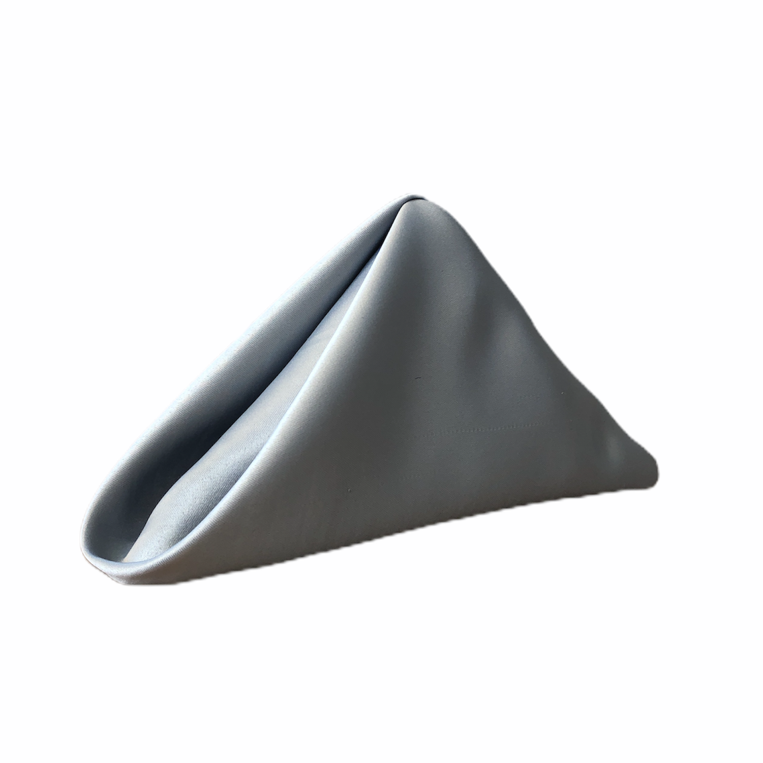 Silver Matte Satin Napkin