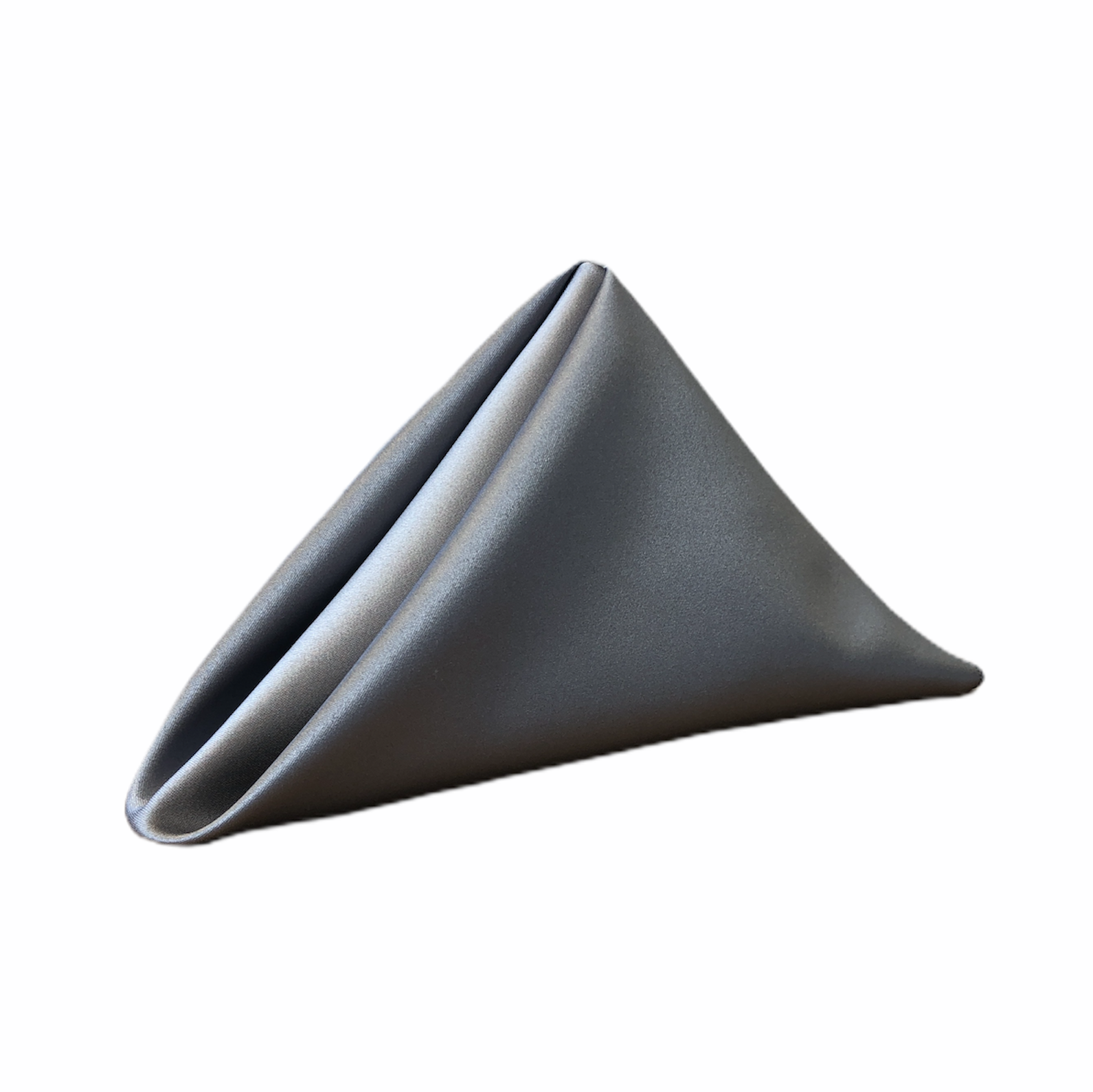 Charcoal Premium Reversible Satin Napkin