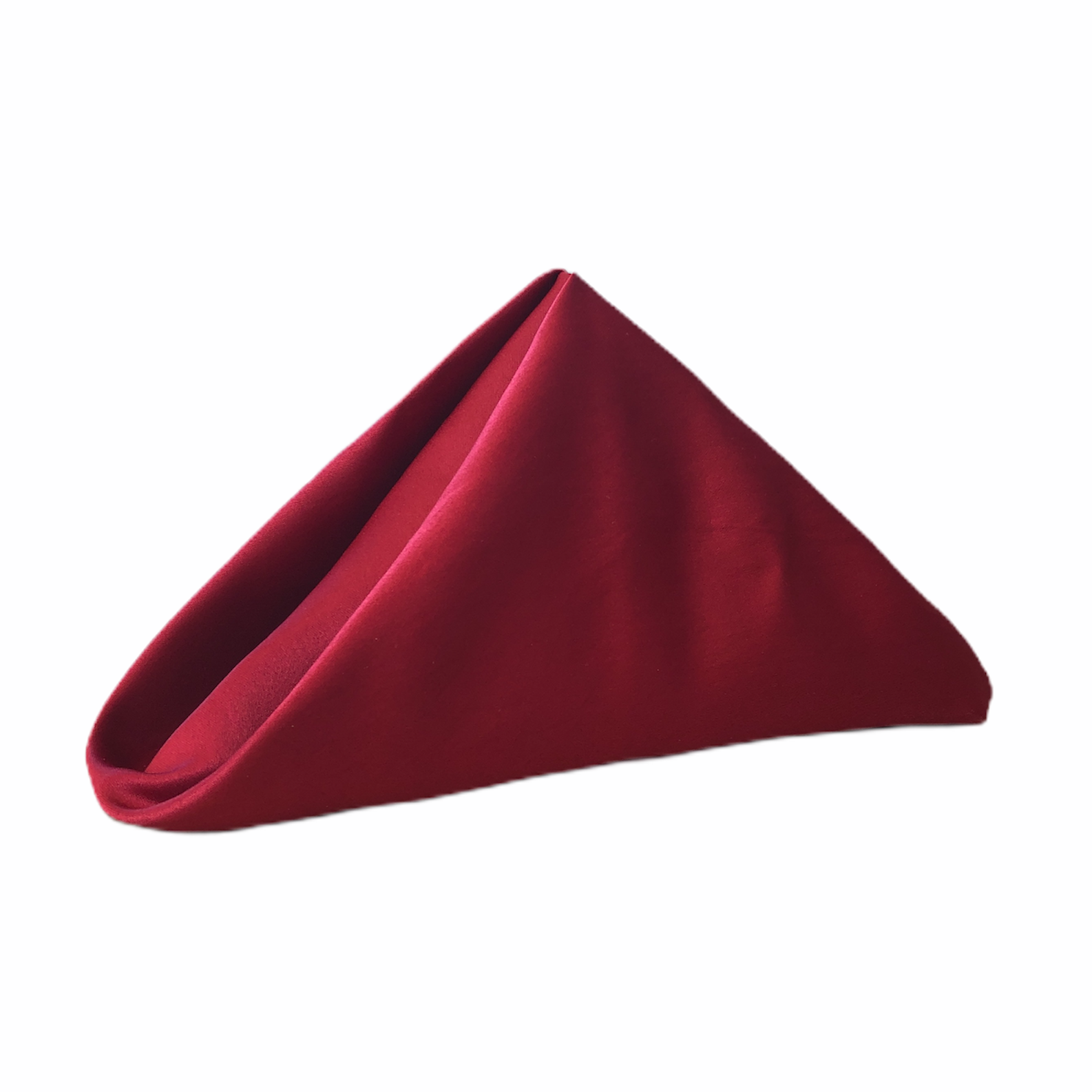 Apple Red Matte Satin Napkin