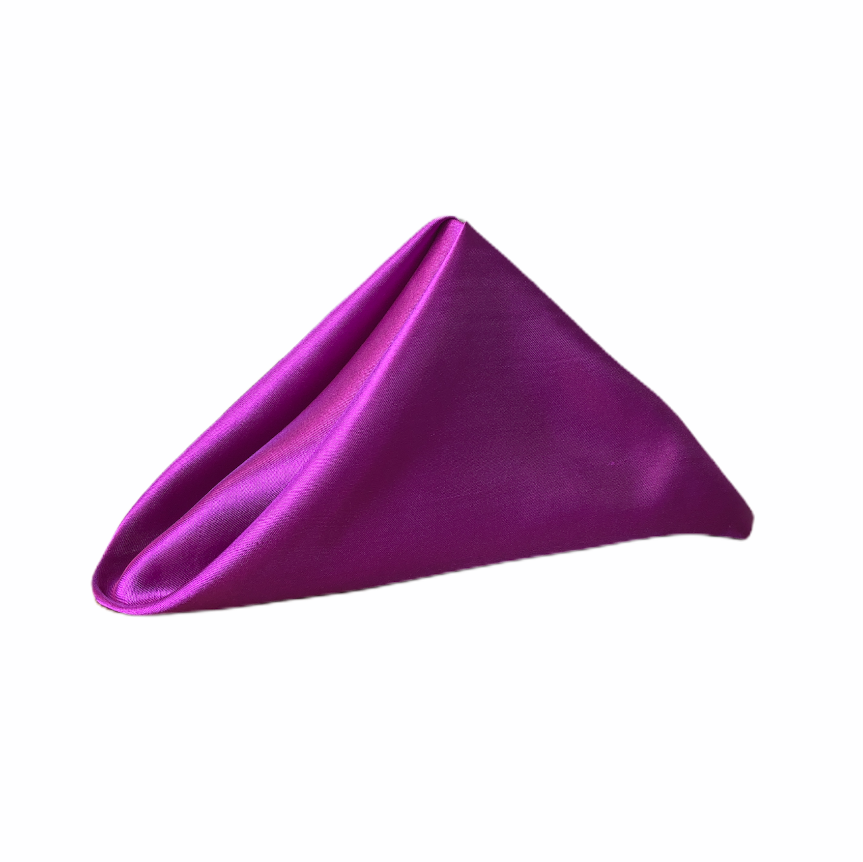 Magenta Shiny Satin Napkin