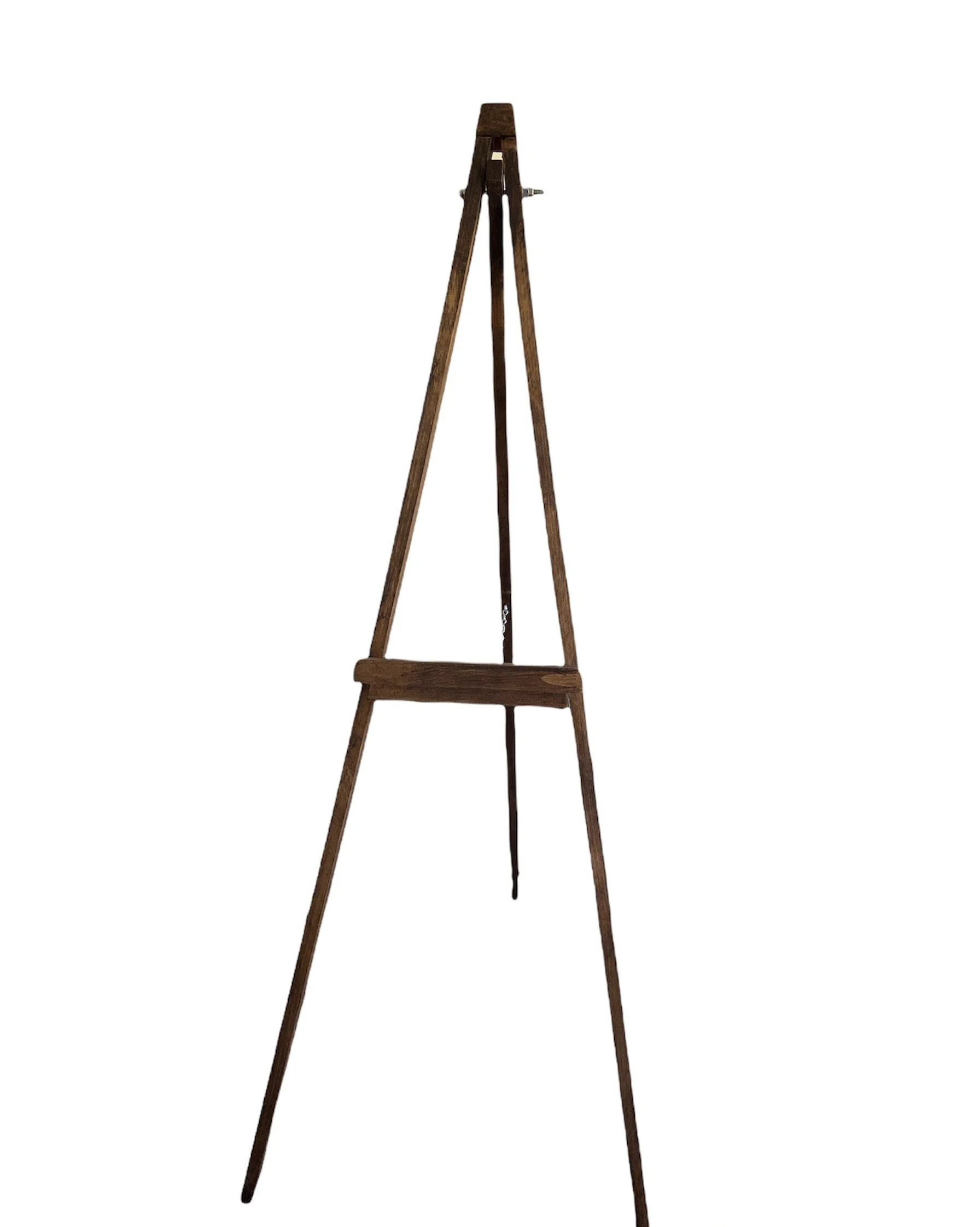 Dark Wood Floor Easel