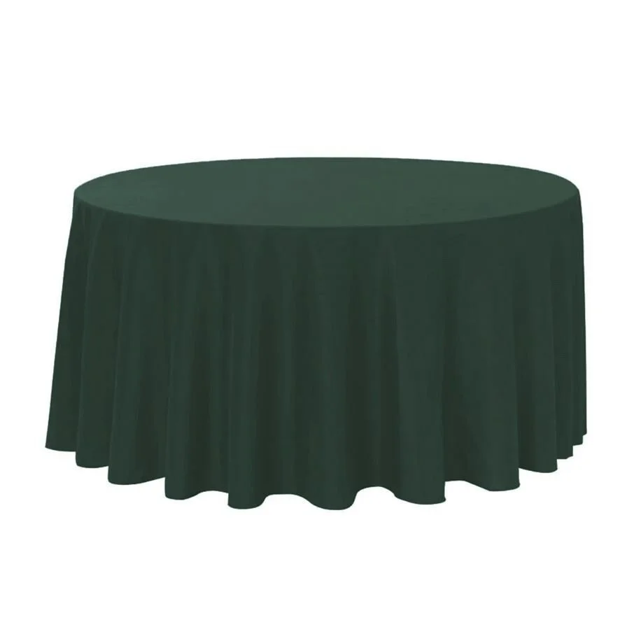 Hunter Green Poly Round