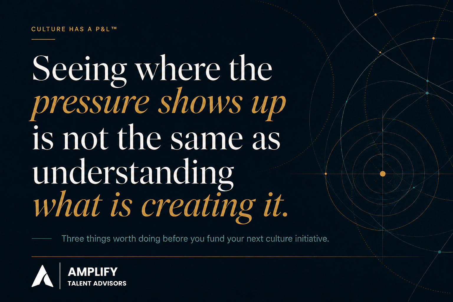 Before Funding Culture, Diagnose It