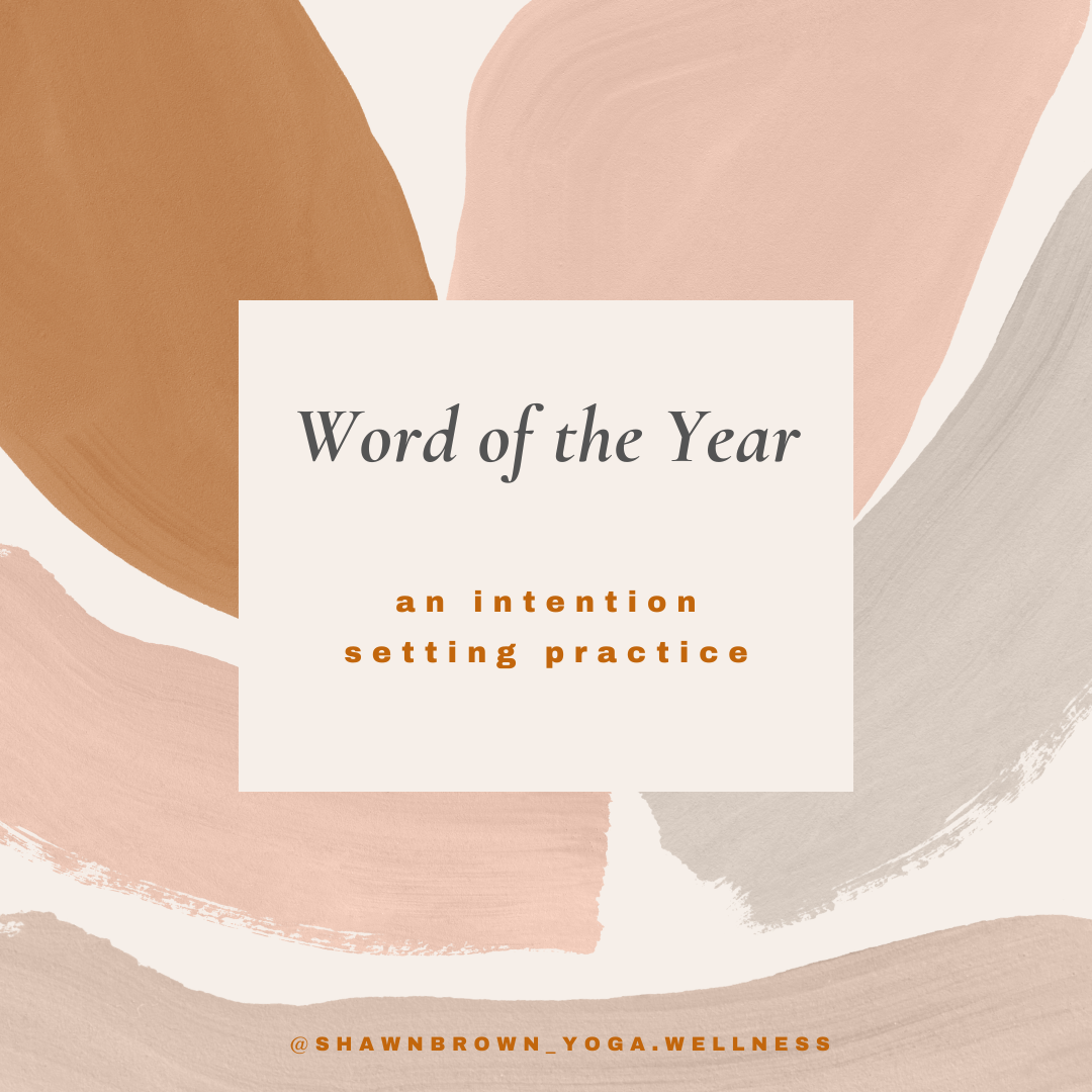 Word of the Year: an intention setting practice