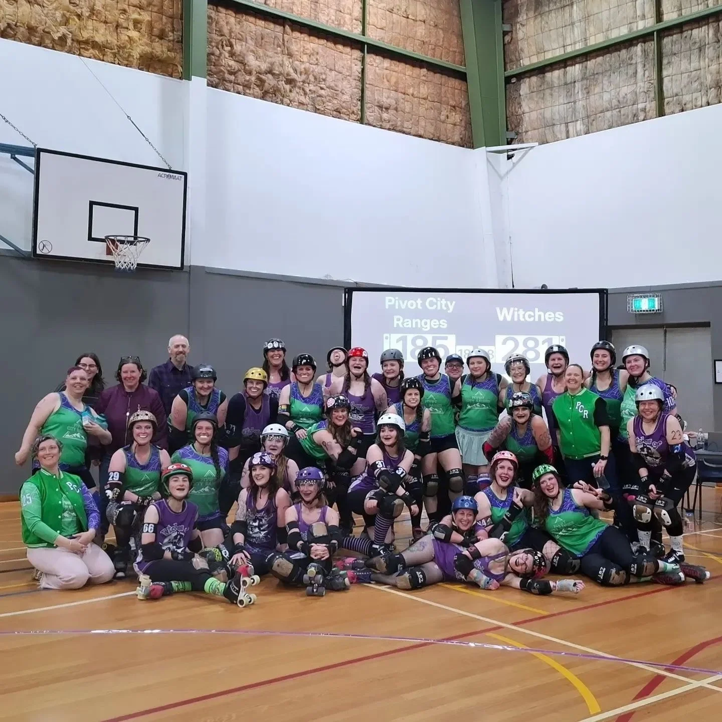 What an incredible end to the Statewide Stampede season - our Pivot City Ranges merge team couldn't have had a better time playing against the formidable Witches from @eastvicrollerderby! 

Although we fought hard and played our hearts out for every 