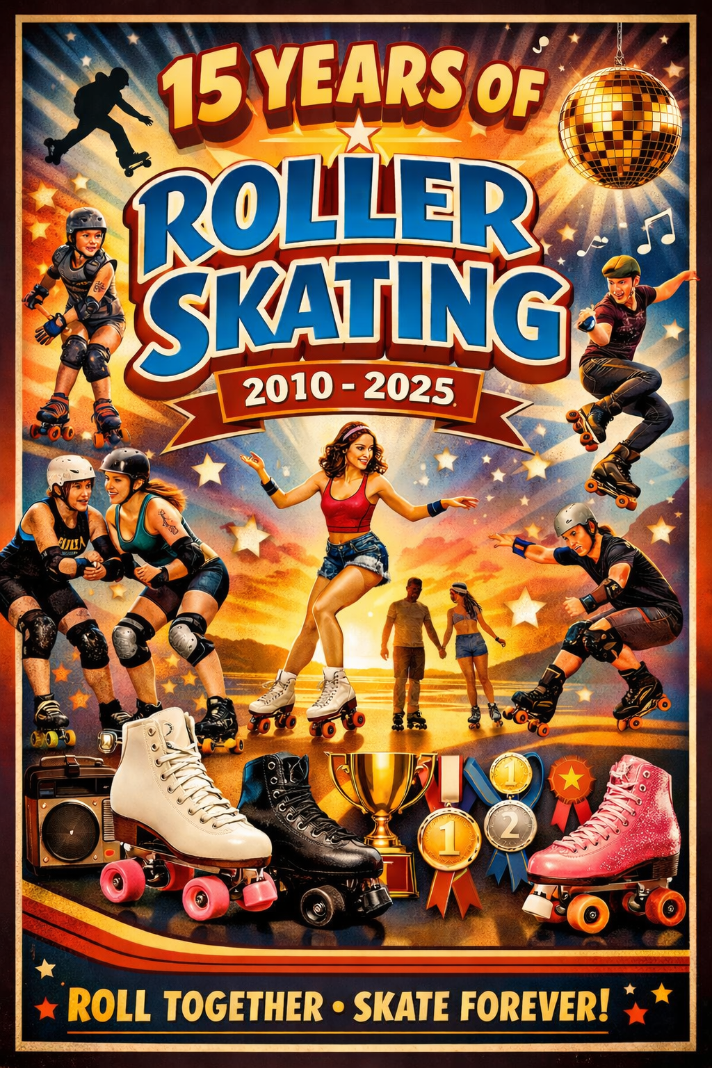 Rolling Through Time: Celebrating 15 Years of Passion, Pride and Gippsland Ranges Roller Derby