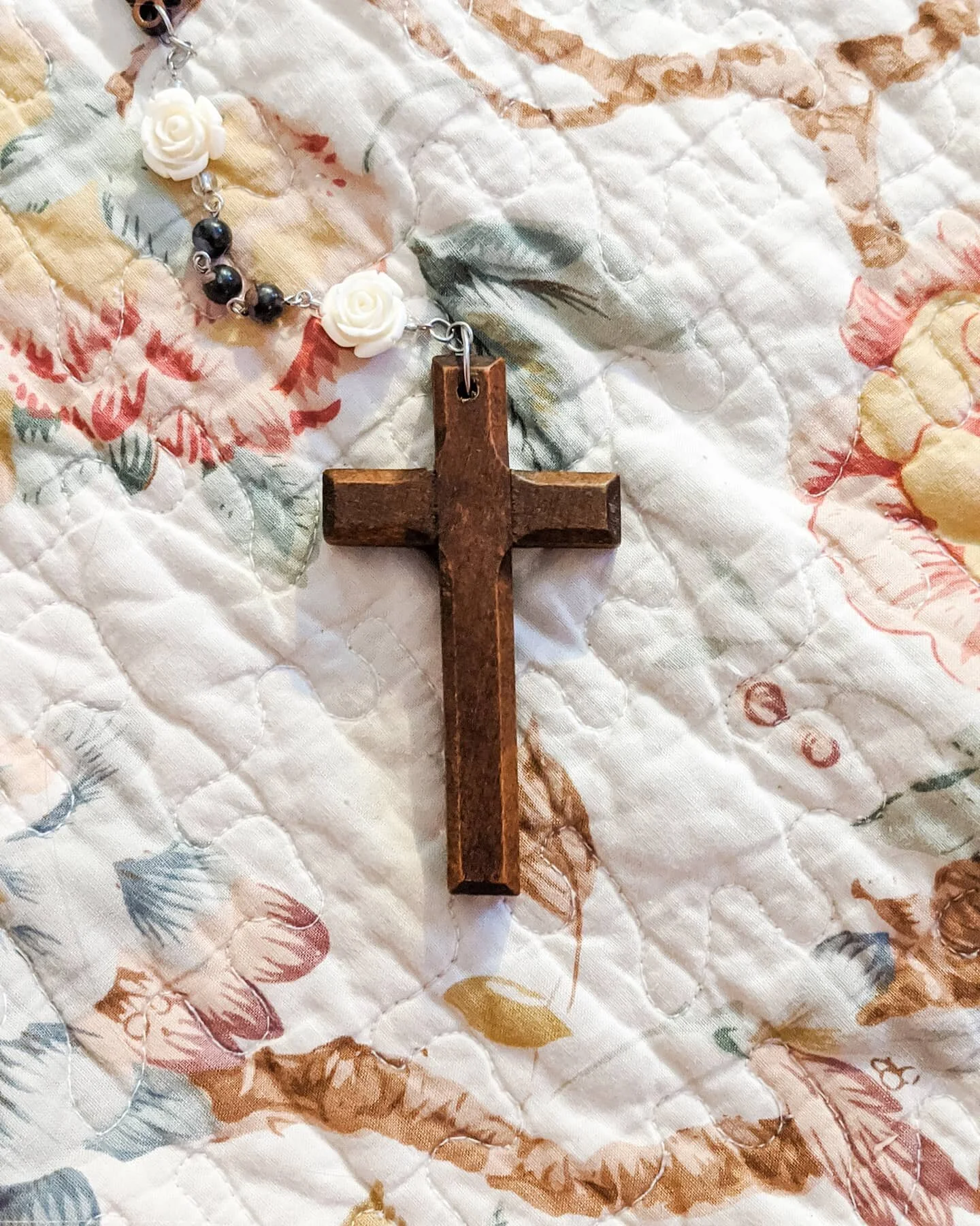 Still on that prayer grind. Working on memorizing the prayers and the mysteries I have most of the prayers down but the longer ones I'm still getting stuck on. 
I've missed a few days here and there I have been working on a routine to make sure I kee