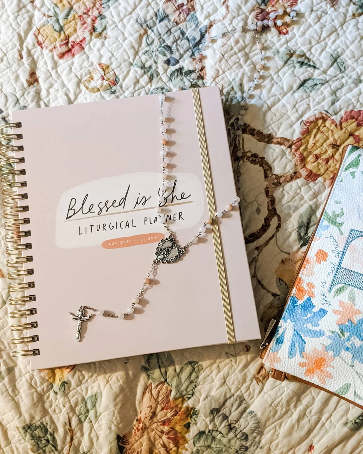 The blessed is she planner starts this week so I'm challenging myself to pray the rosary daily. I have an hour long bus ride to work most days so i have the perfect opportunity to fill in that time with something meaningful! I'm excited to see the po