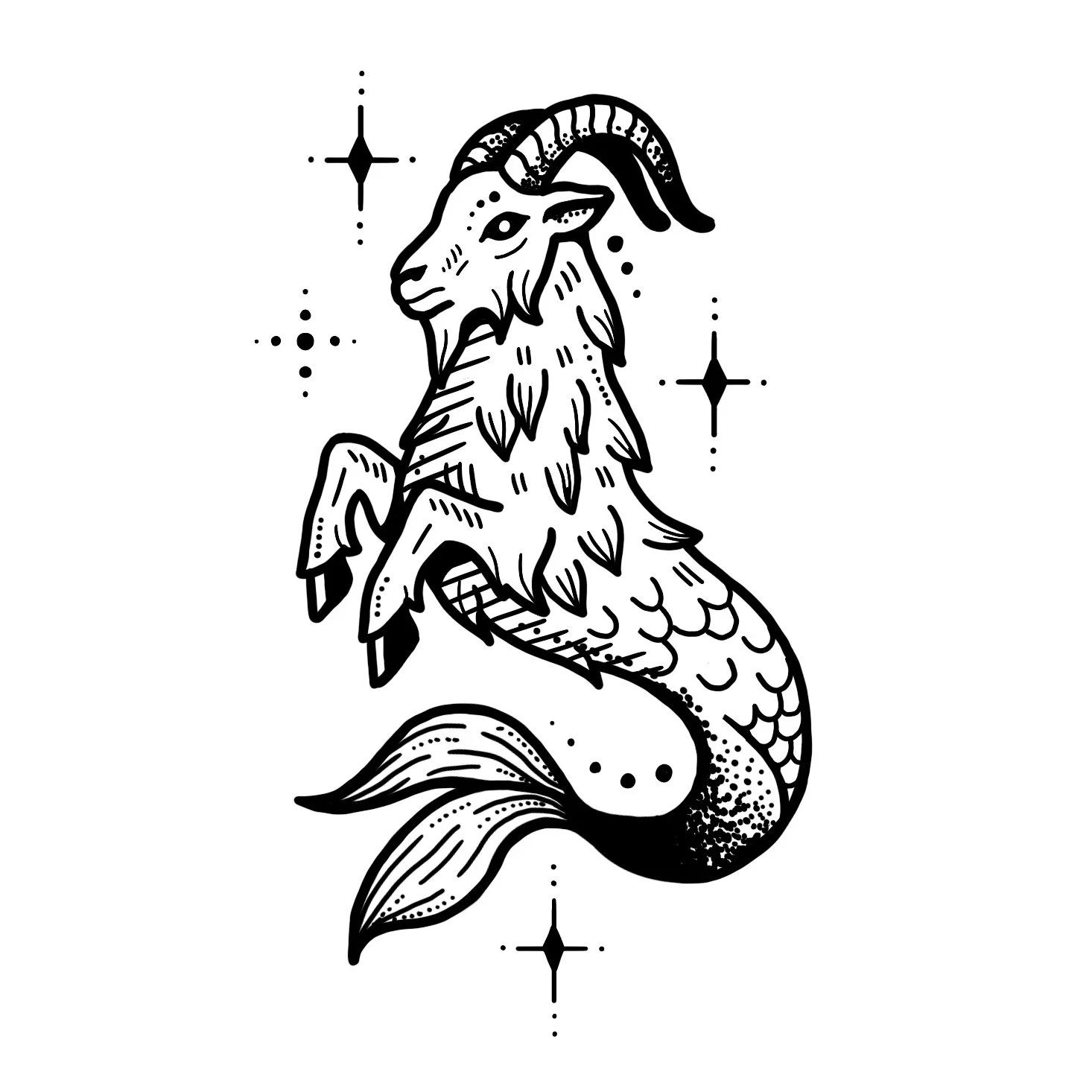 *new*  CAPRICORN 
Starting at $250+ (4.5" min)