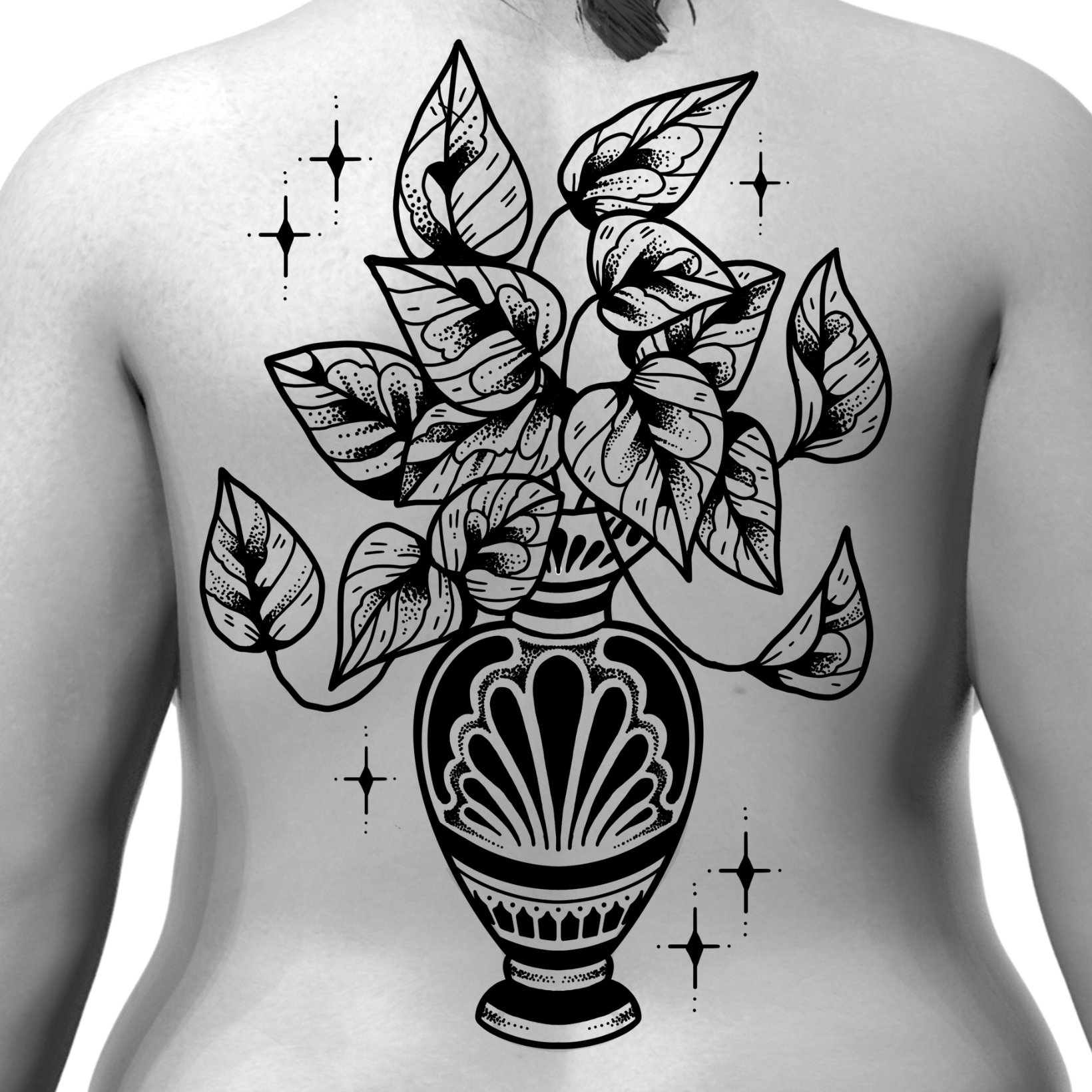  POTHOS VASE 
Placement idea! (this big would be closer to $1200)