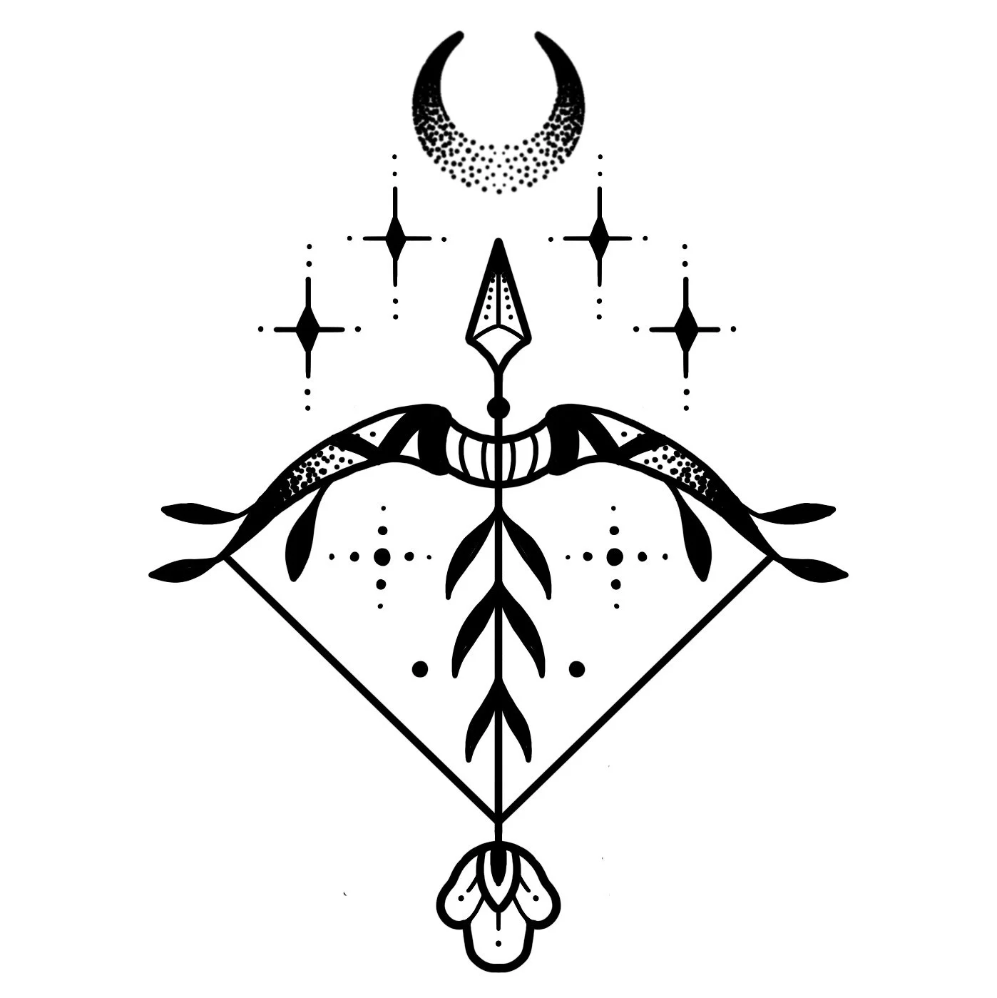 *new*  SAGITTARIUS 
Starting at $250+ (4.5" min)