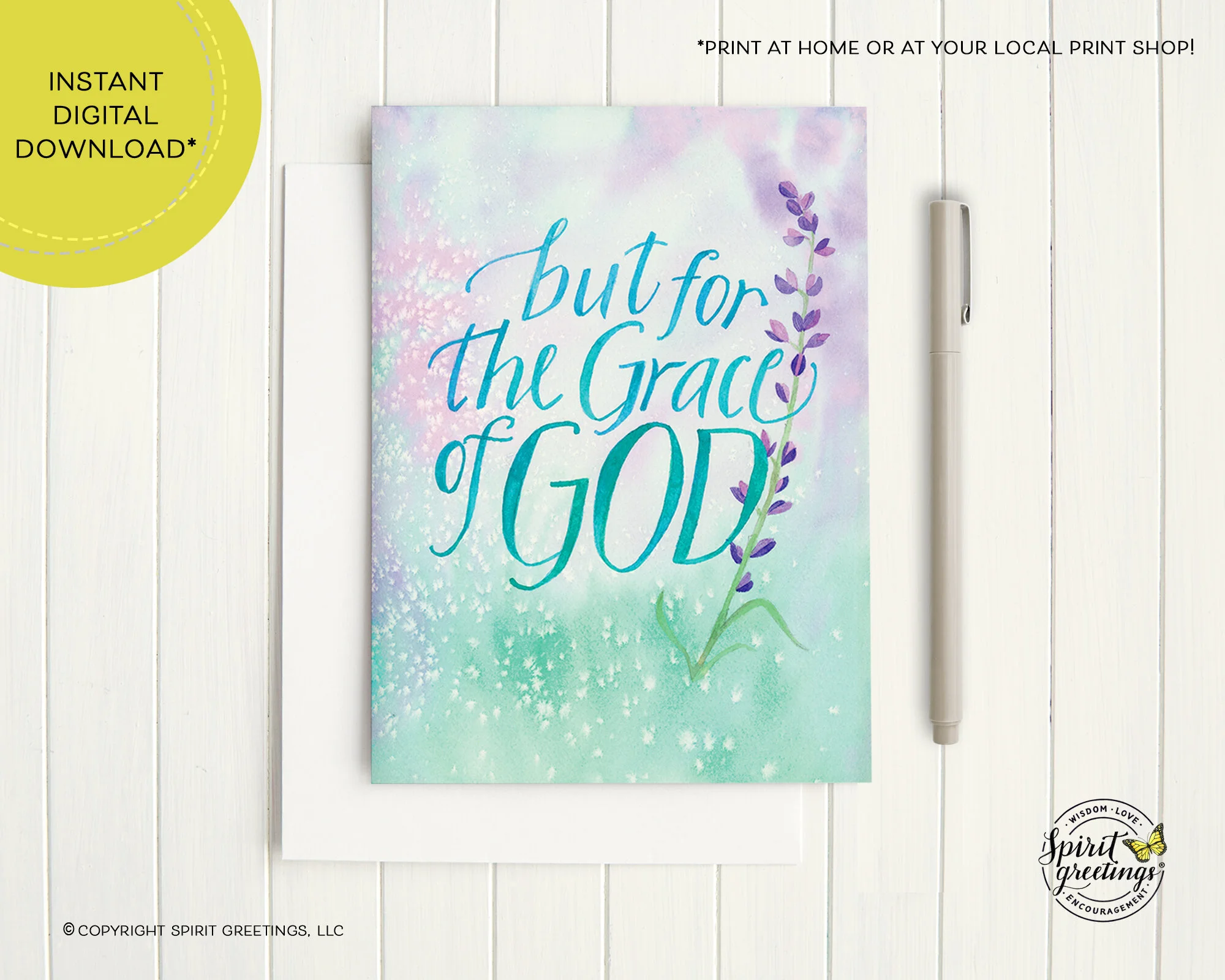 "But for the Grace of God" Card
