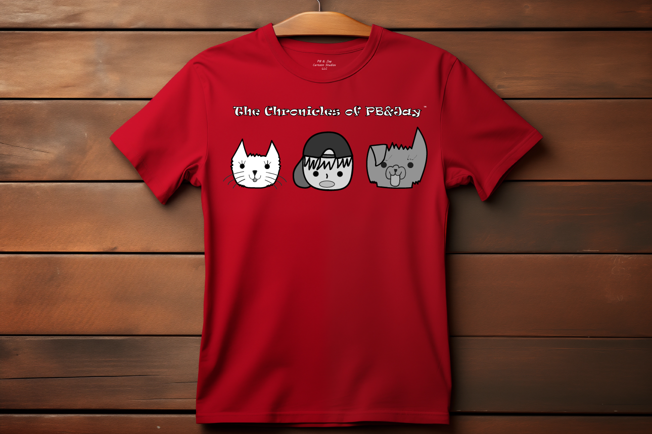 The Chronicles of PB&Jay Blacked Out Logo Shirt