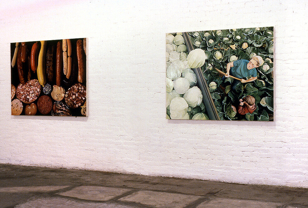 POST Gallery Installation View, 1998. Galaxy of Wursts and The Farm Wife