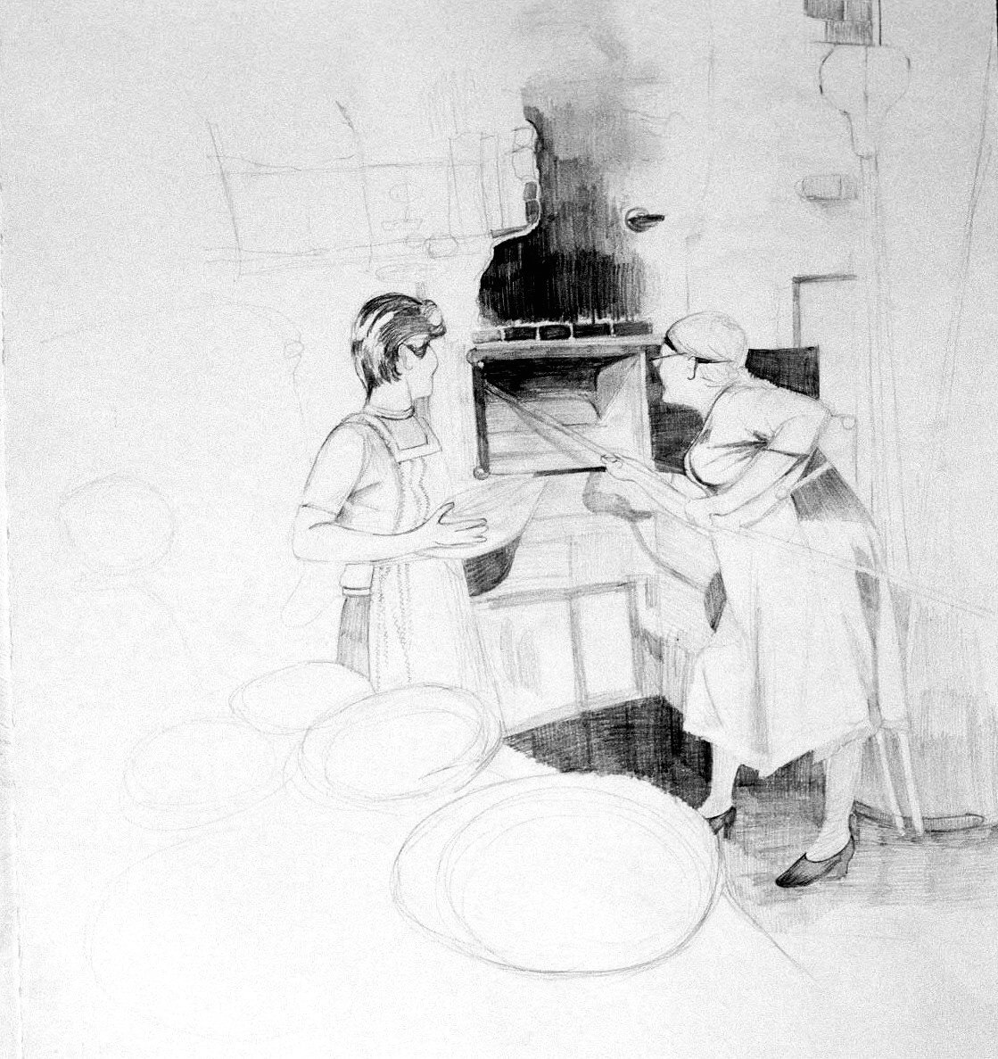 Frau Klaus #2, The Oven, 1998