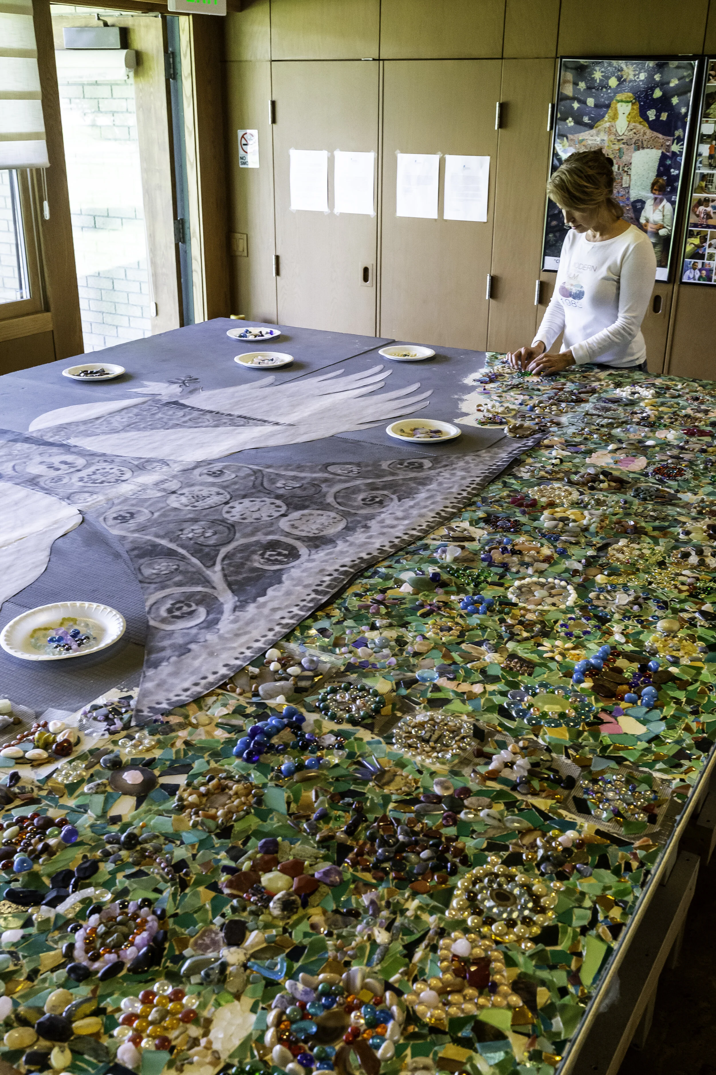 mosaic masterpieces colorado on Angel Of Hope Mosaic Project