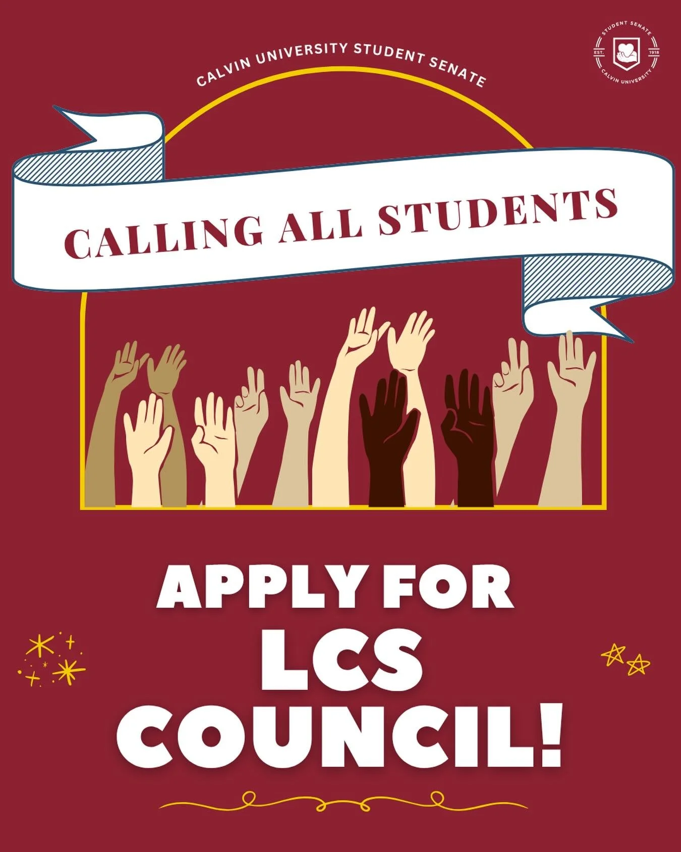 APPLY LINK IN BIO!!!
We&rsquo;re looking for passionate and caring student leaders! The LCS council is made up of 3 LCS students and 3 non-LCS students and works on inclusion and integration projects. Application deadline is April 3!