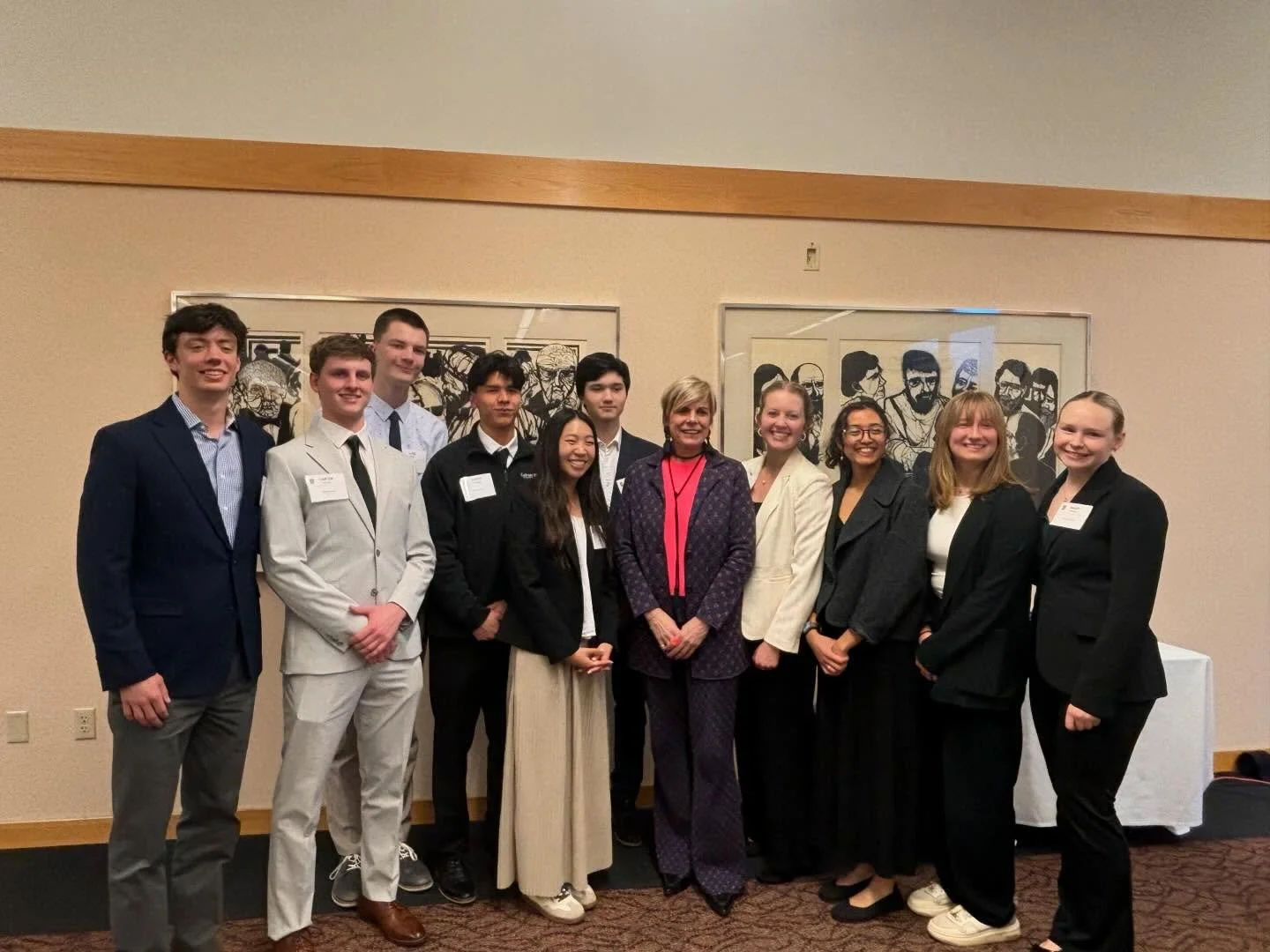 It was an honor to join our friends at @calvinchimes and Model UN to eat dinner with Her Royal Highness Princess Laurentien. She was full of authentic wisdom, teaching us the importance of humanity, honesty, and curiosity. Thank you @calvinunipreside