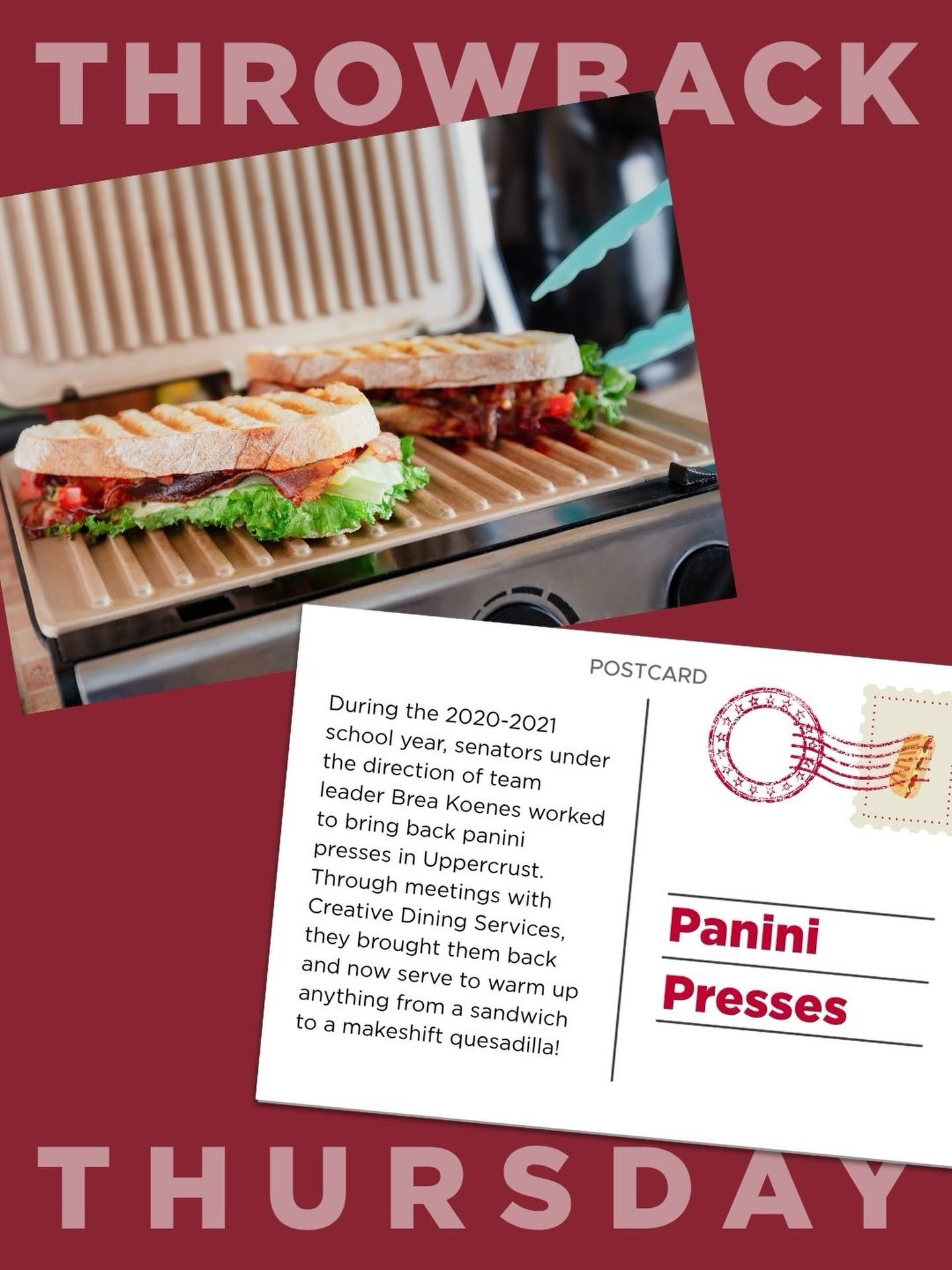 Panini anyone?
#throwbackthursday #tbt