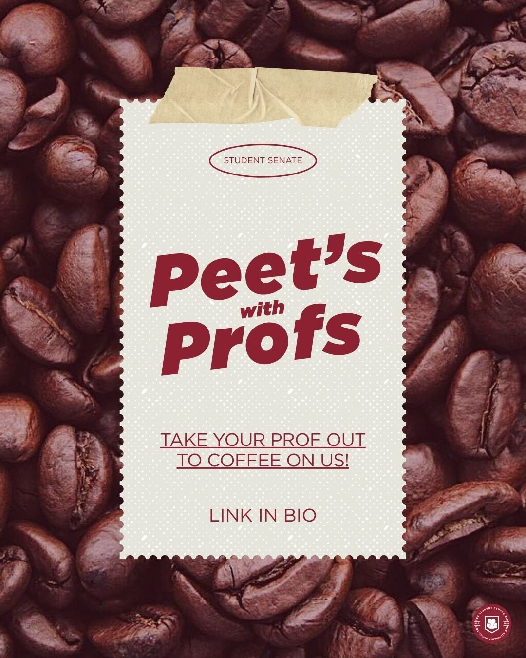 Sign up for Peet's with Profs through the link in our bio! 

We love being able to provide resources and opportunities for the Calvin community.