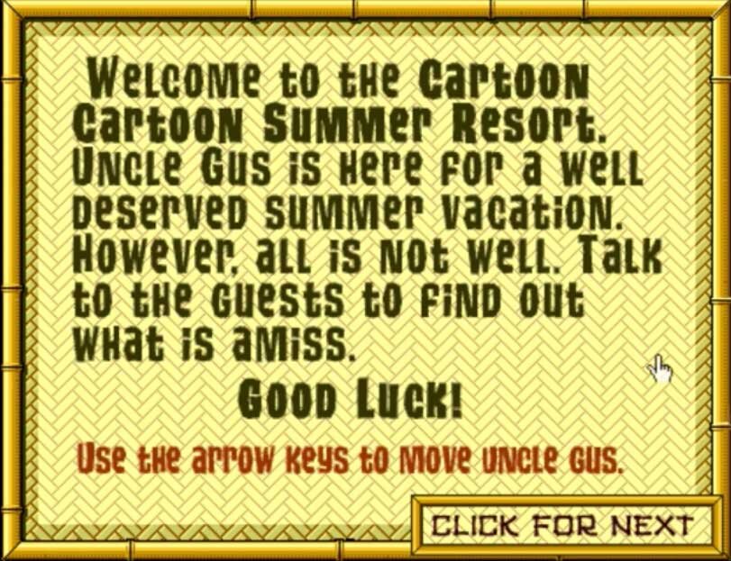 Cartoon Cartoon Summer Resort