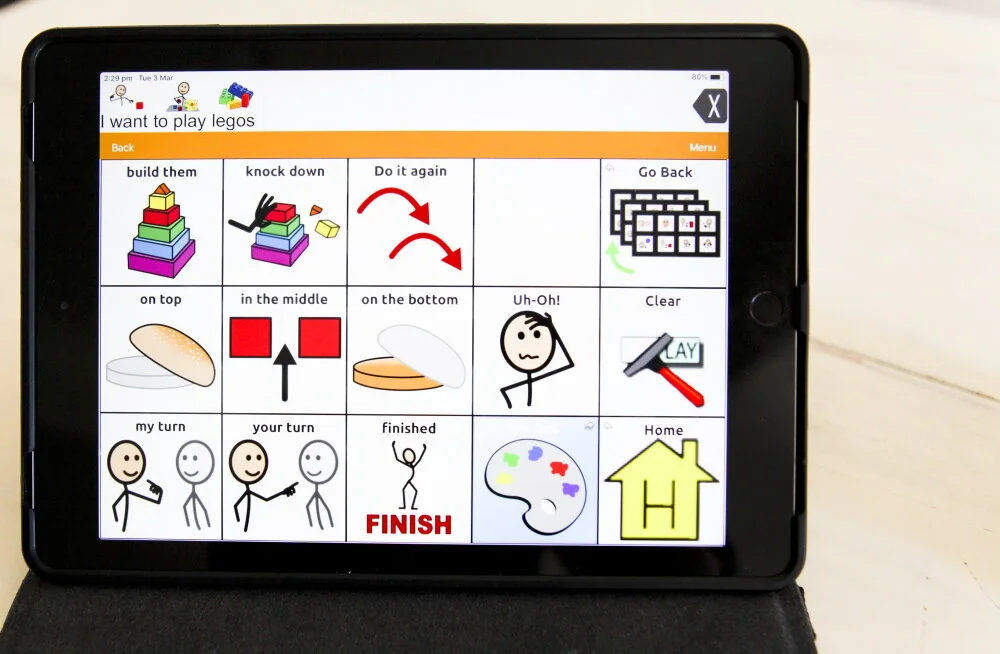 iPad technology devices speech therapy