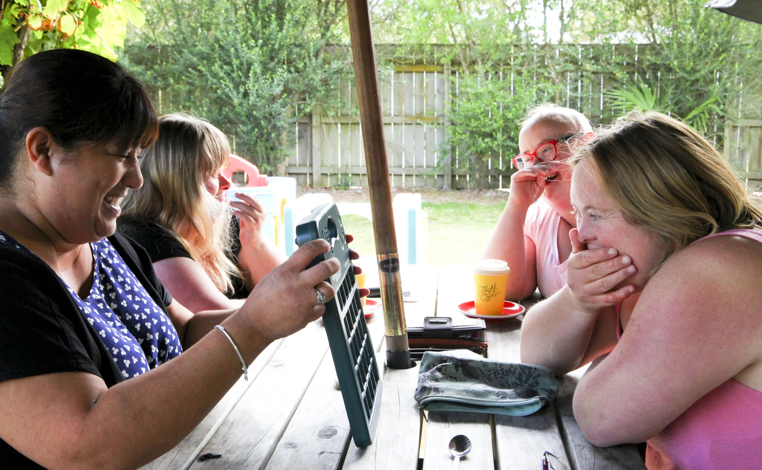 adult group session for speech therapy